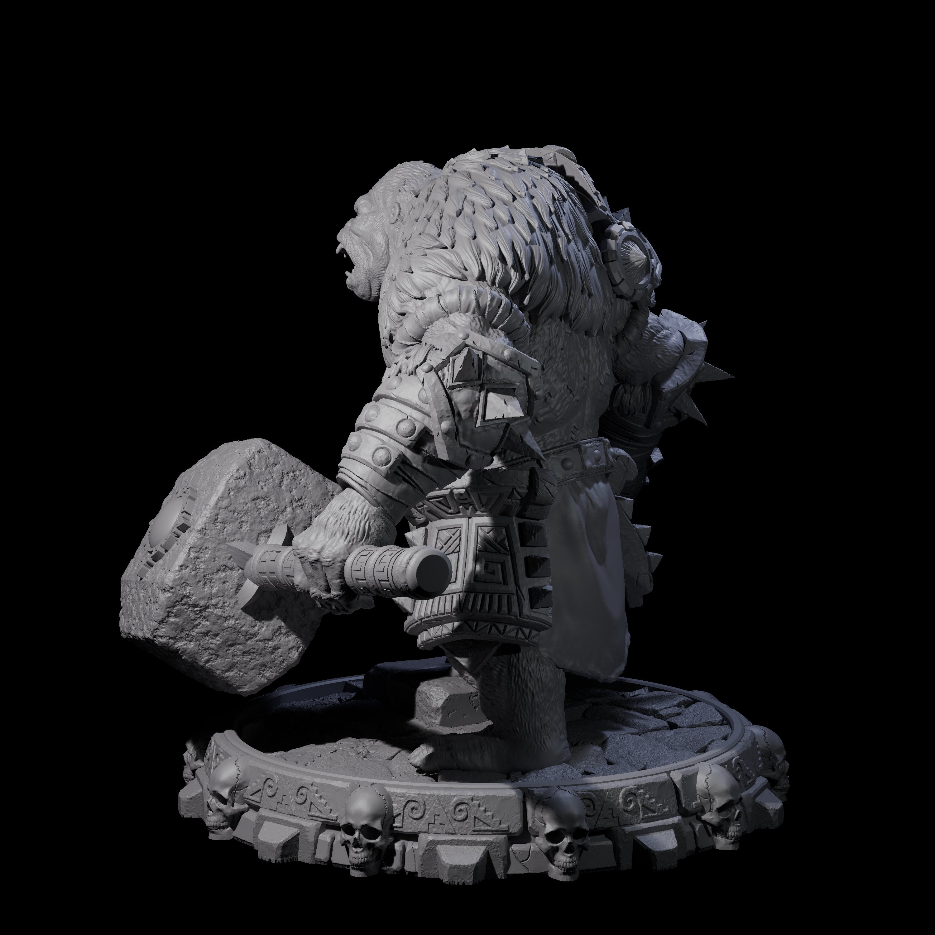 Swinging Hadozee H Miniature for Dungeons and Dragons, Pathfinder or other TTRPGs