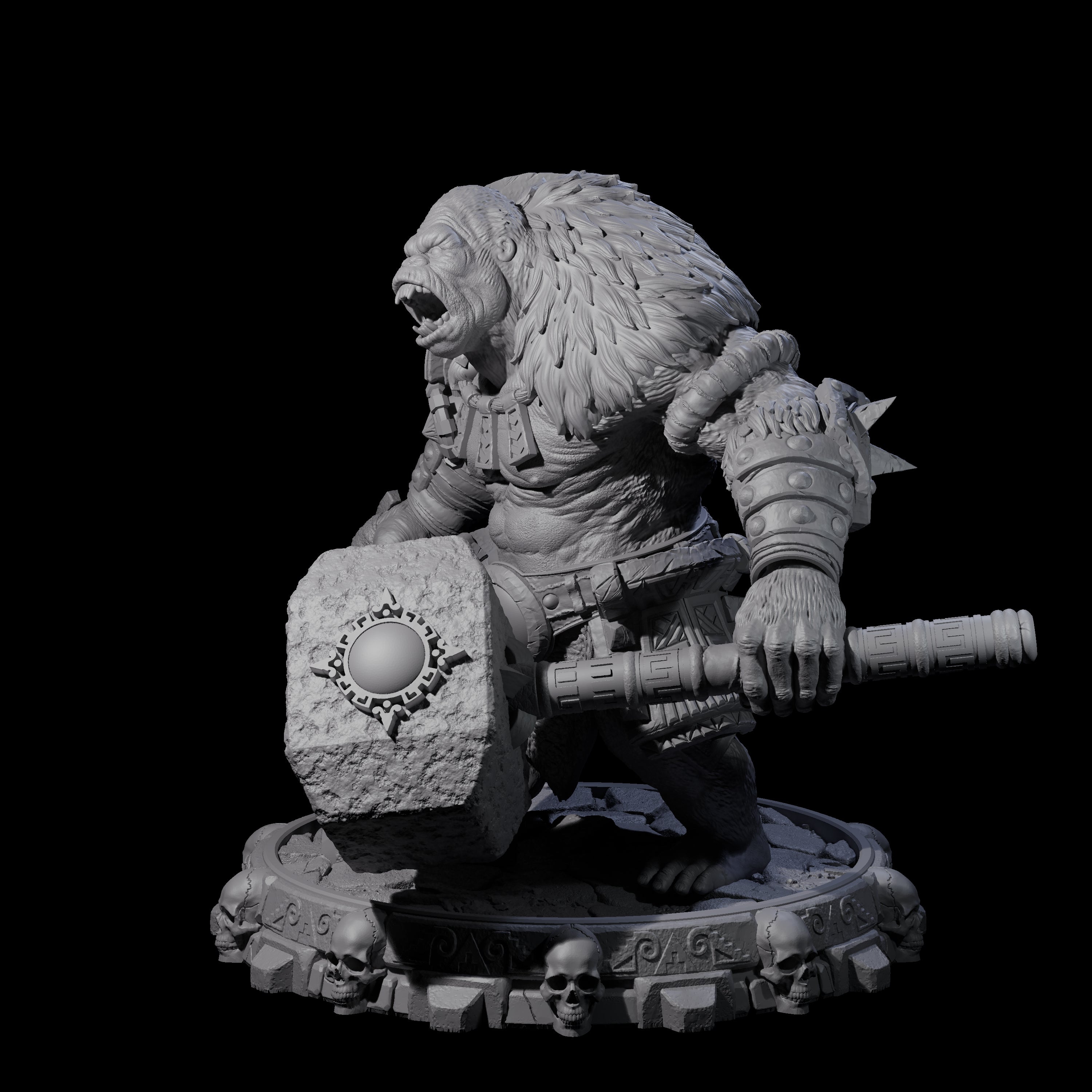 Swinging Hadozee H Miniature for Dungeons and Dragons, Pathfinder or other TTRPGs
