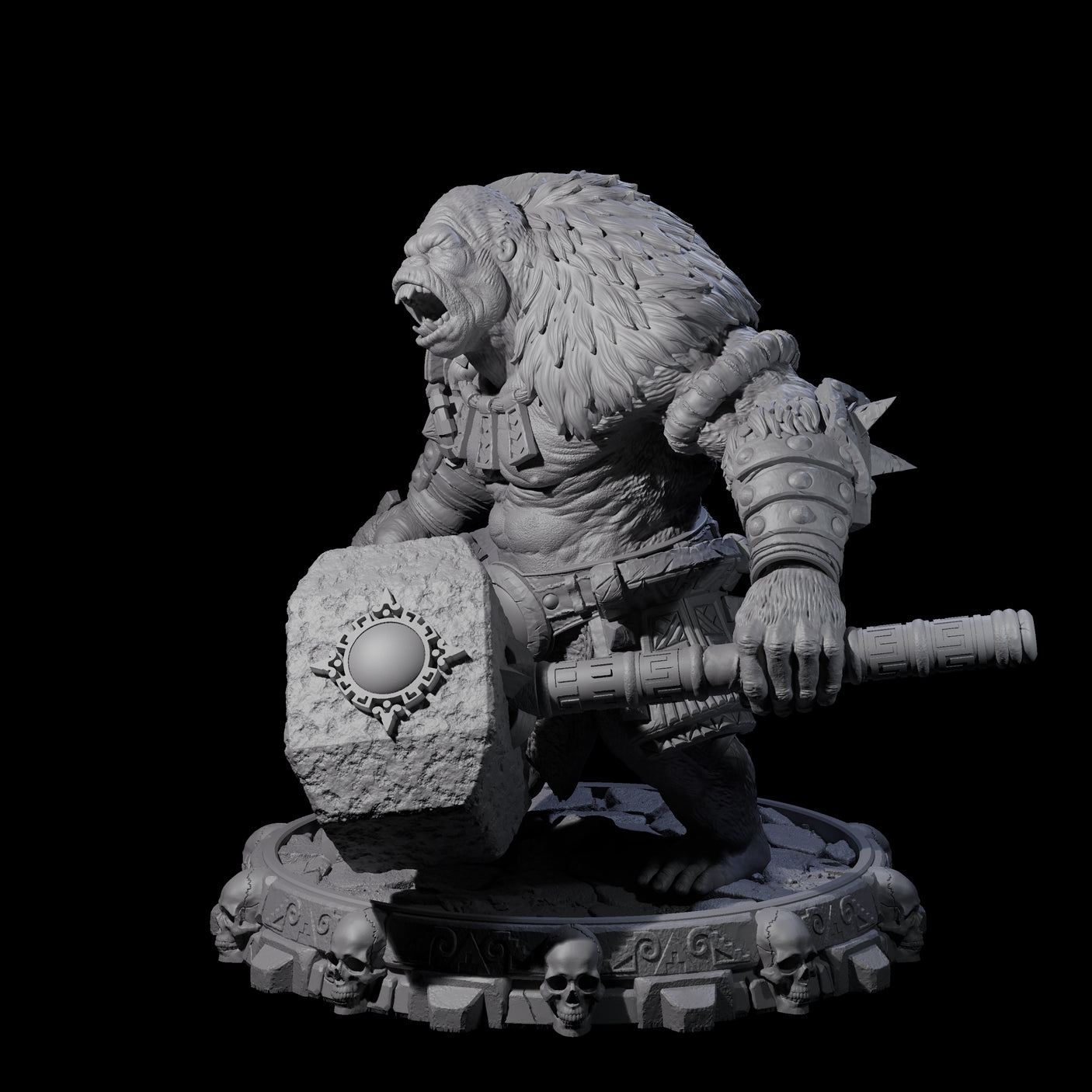 Swinging Hadozee H Miniature for Dungeons and Dragons, Pathfinder or other TTRPGs