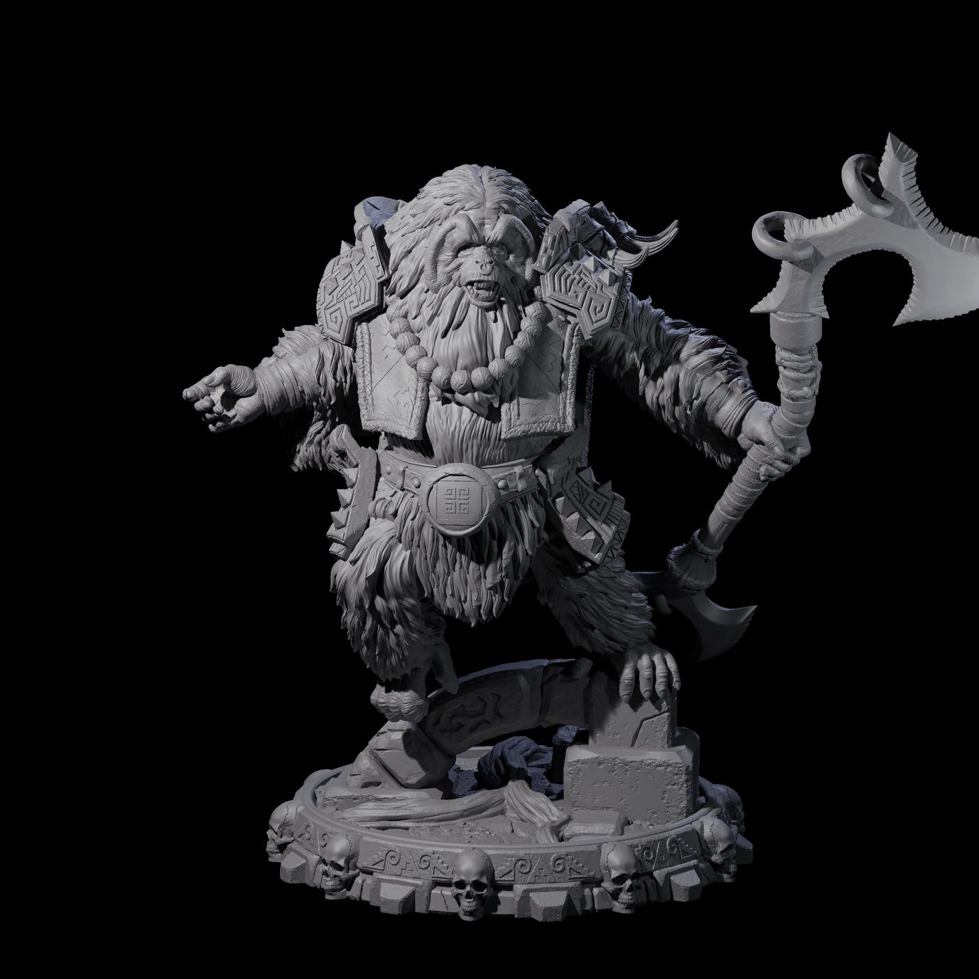 Swinging Hadozee I Miniature for Dungeons and Dragons, Pathfinder or other TTRPGs