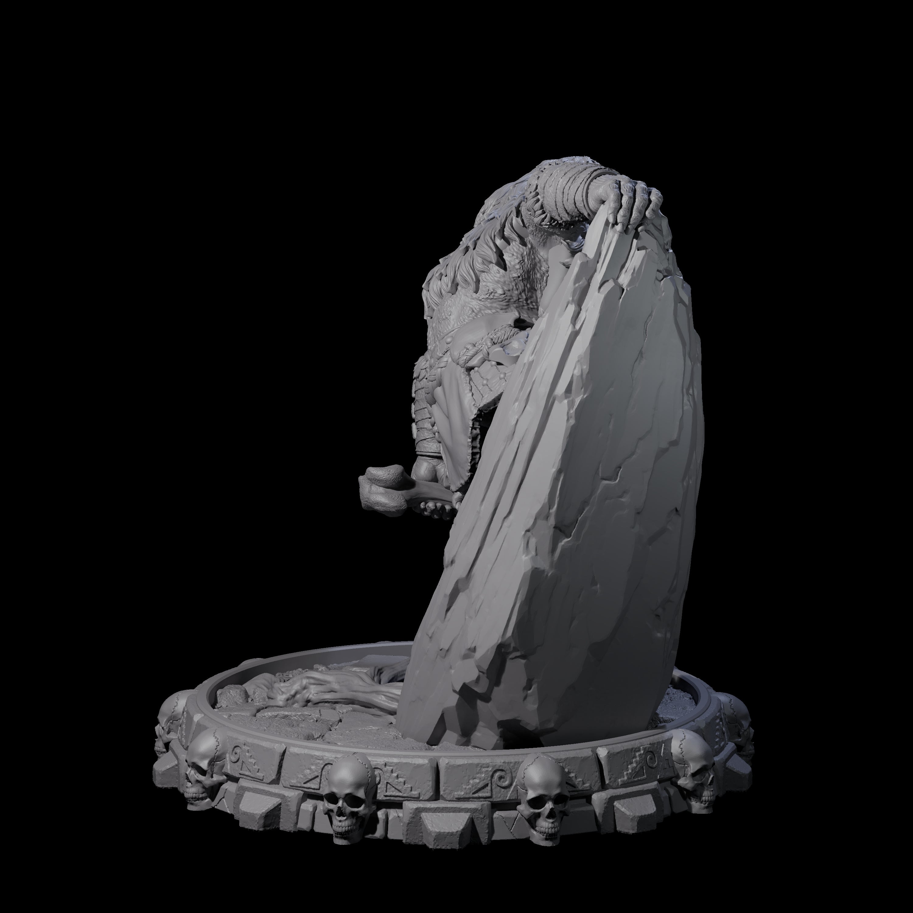 Swinging Hadozee J Miniature for Dungeons and Dragons, Pathfinder or other TTRPGs