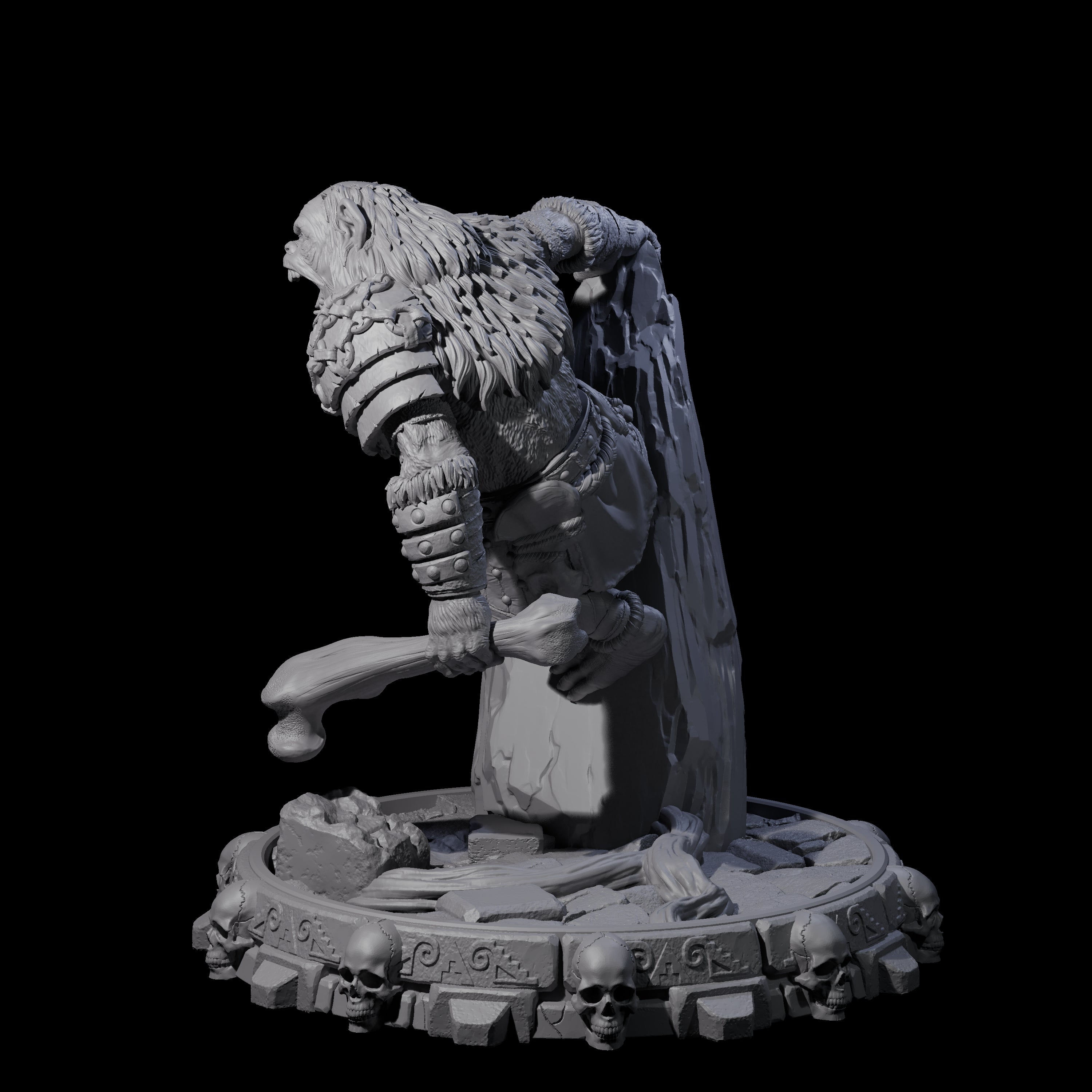 Swinging Hadozee J Miniature for Dungeons and Dragons, Pathfinder or other TTRPGs