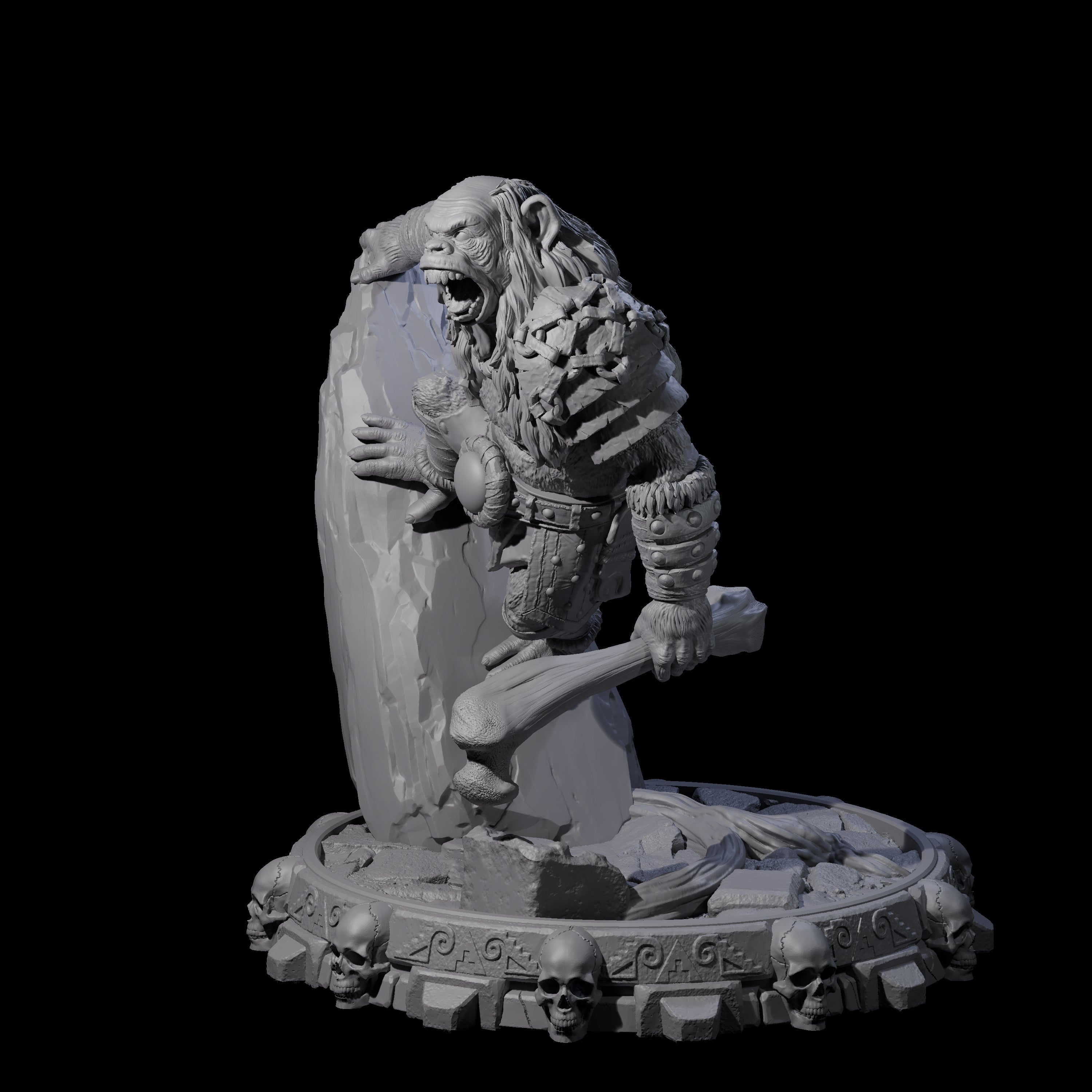 Swinging Hadozee J Miniature for Dungeons and Dragons, Pathfinder or other TTRPGs
