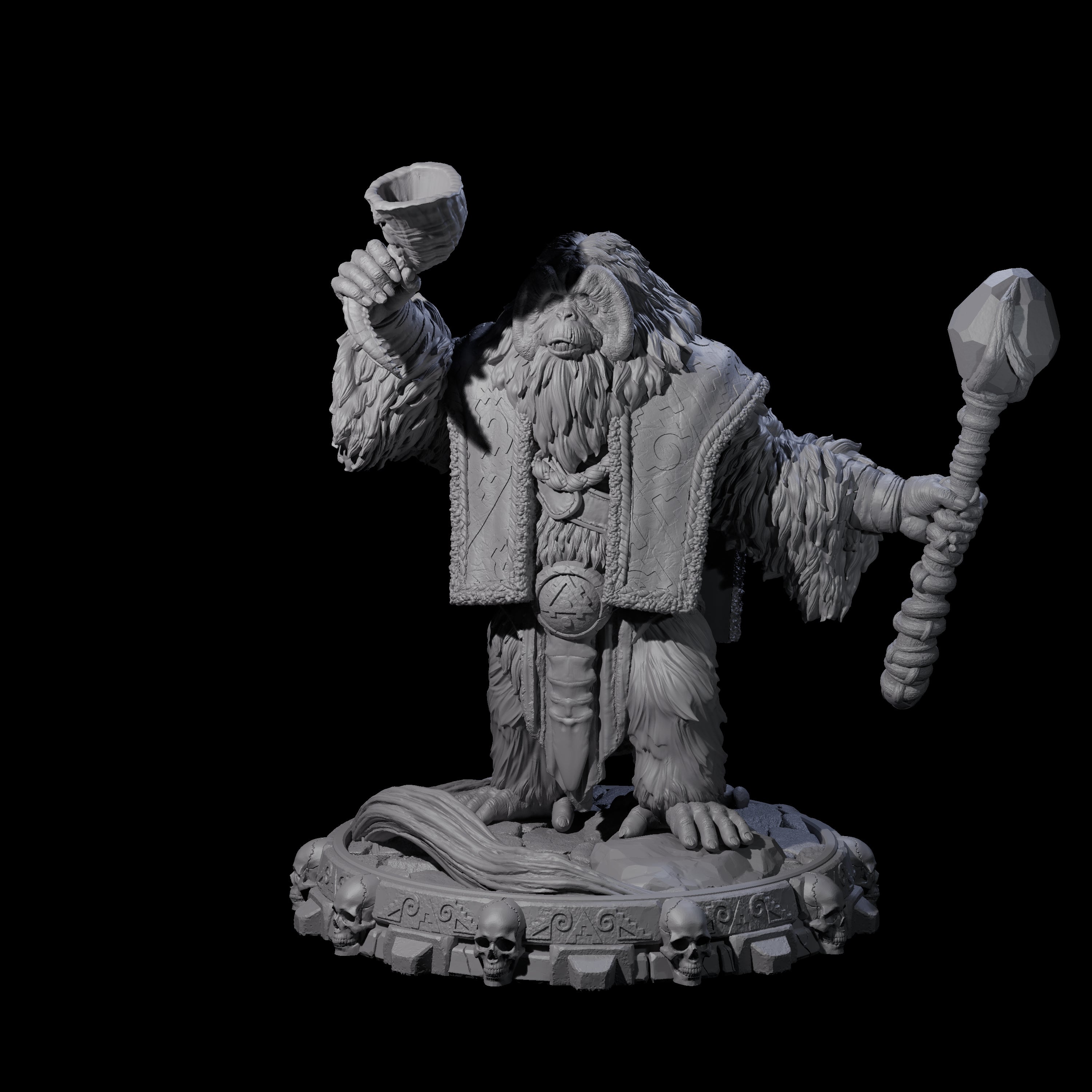 Swinging Hadozee K Miniature for Dungeons and Dragons, Pathfinder or other TTRPGs