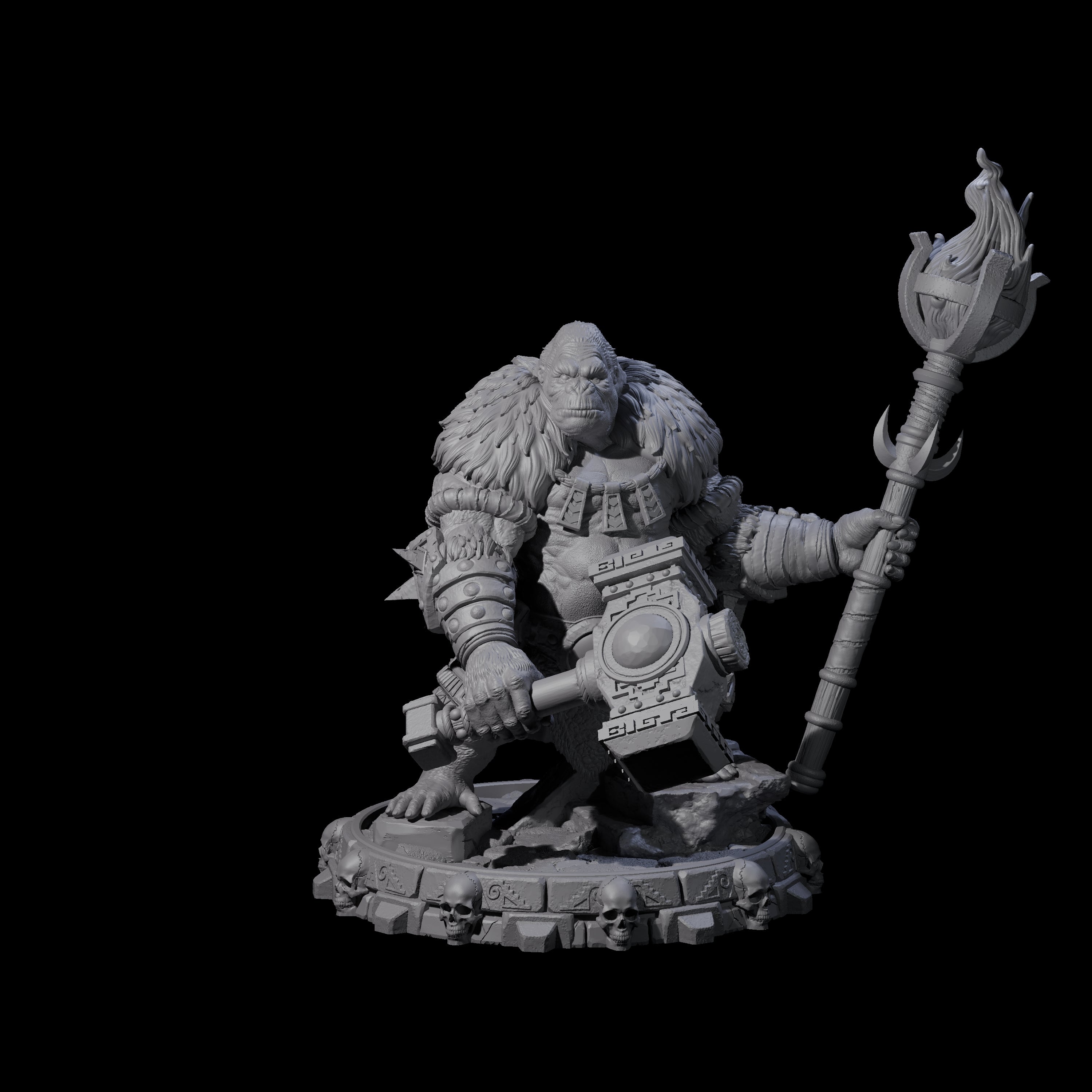 Swinging Hadozee L Miniature for Dungeons and Dragons, Pathfinder or other TTRPGs