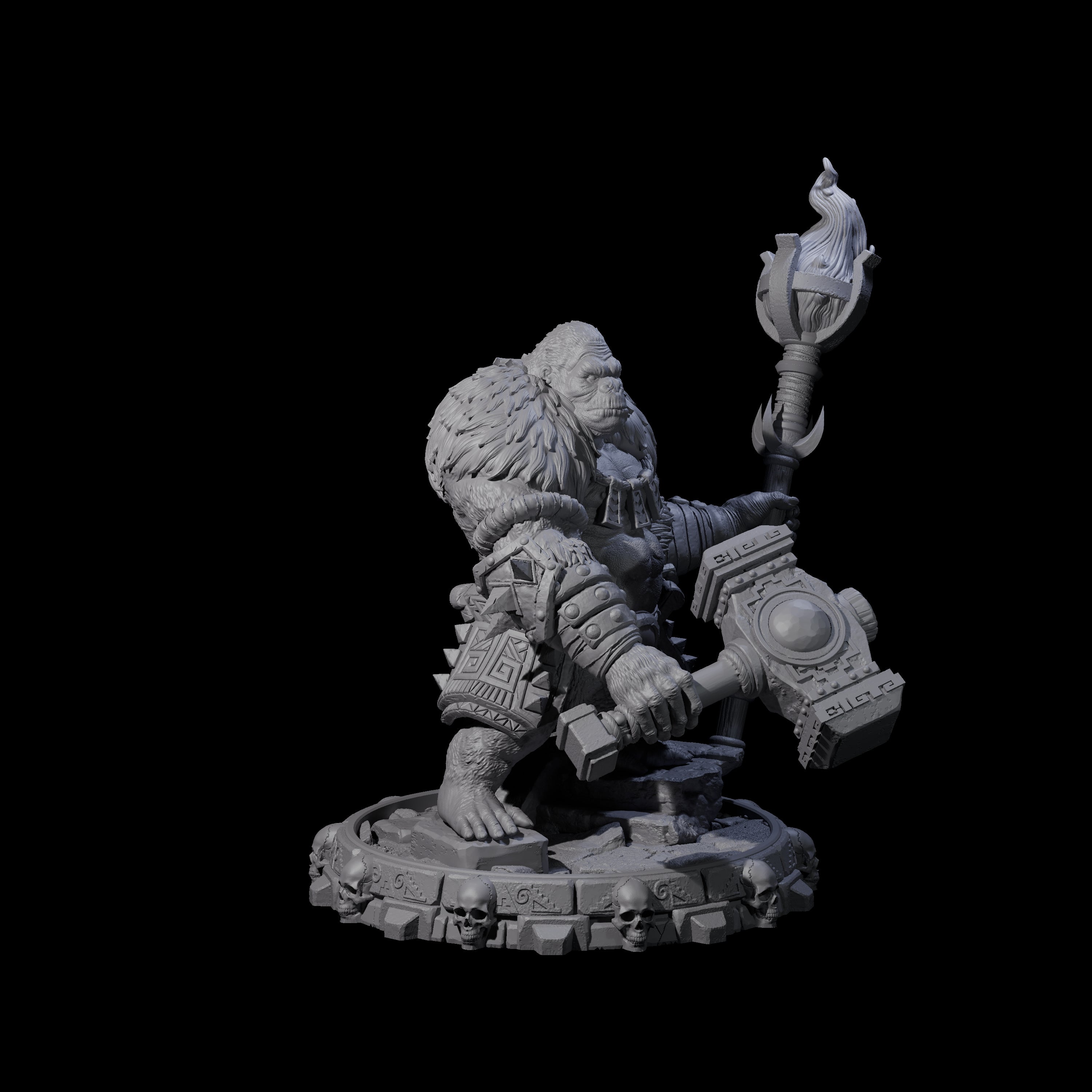 Swinging Hadozee L Miniature for Dungeons and Dragons, Pathfinder or other TTRPGs
