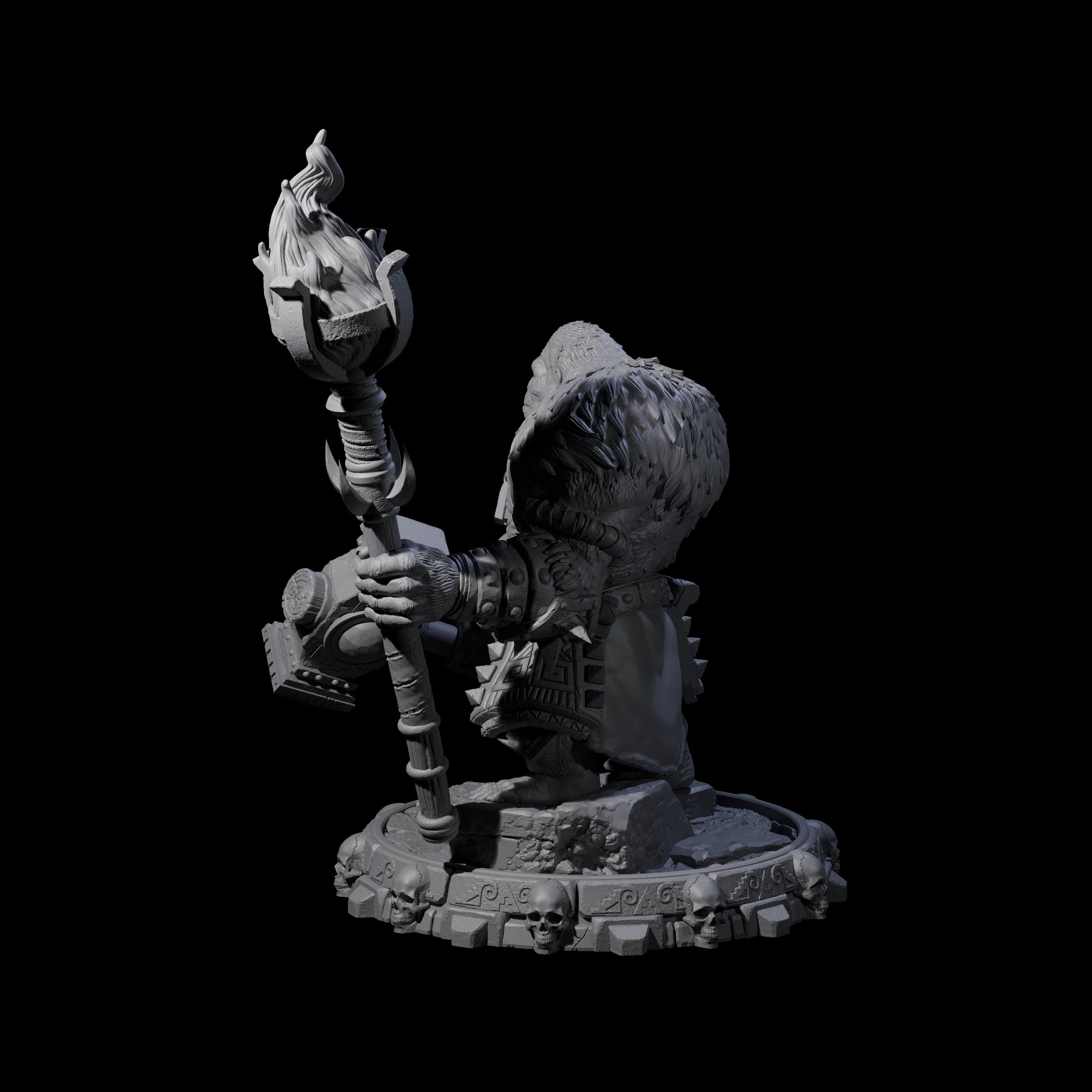 Swinging Hadozee L Miniature for Dungeons and Dragons, Pathfinder or other TTRPGs