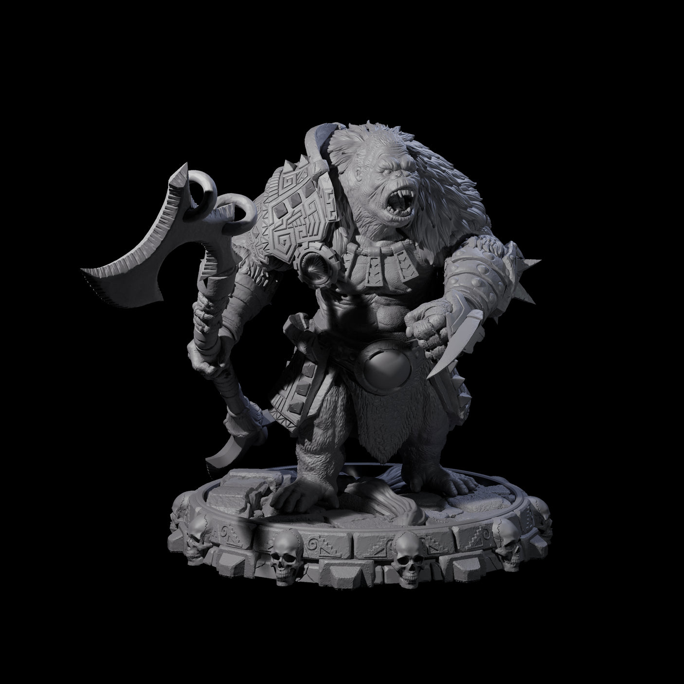 Swinging Hadozee M Miniature for Dungeons and Dragons, Pathfinder or other TTRPGs