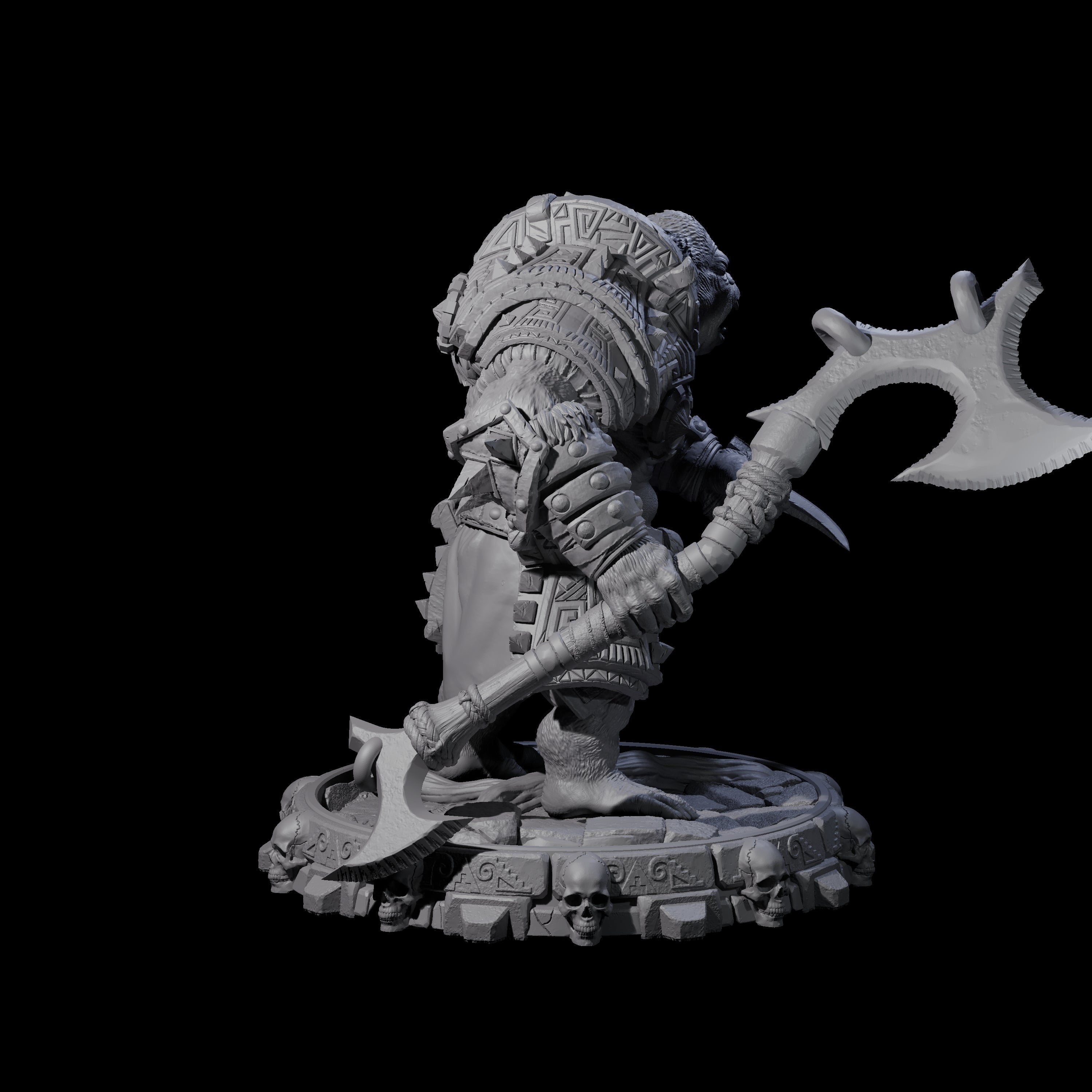 Swinging Hadozee M Miniature for Dungeons and Dragons, Pathfinder or other TTRPGs