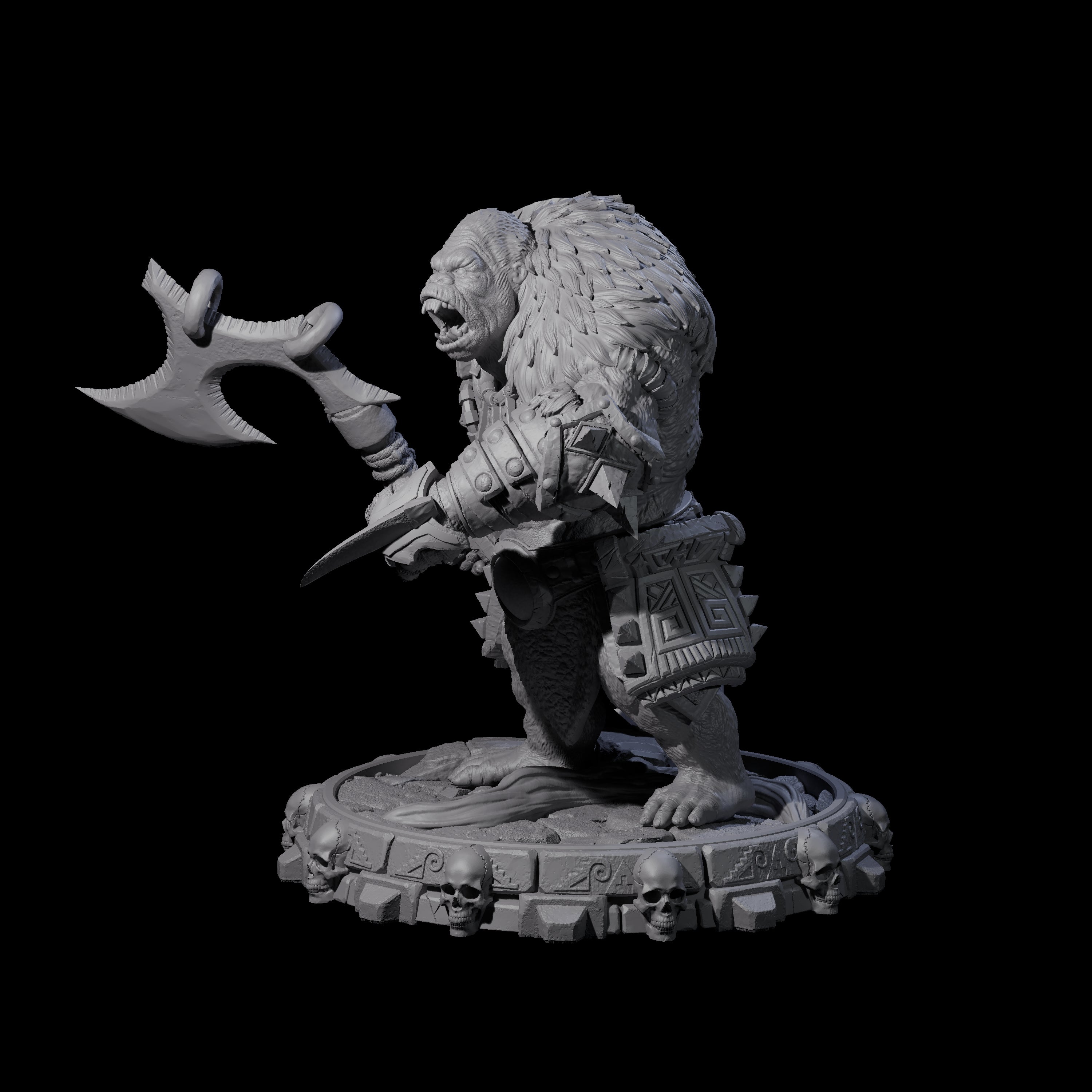 Swinging Hadozee M Miniature for Dungeons and Dragons, Pathfinder or other TTRPGs