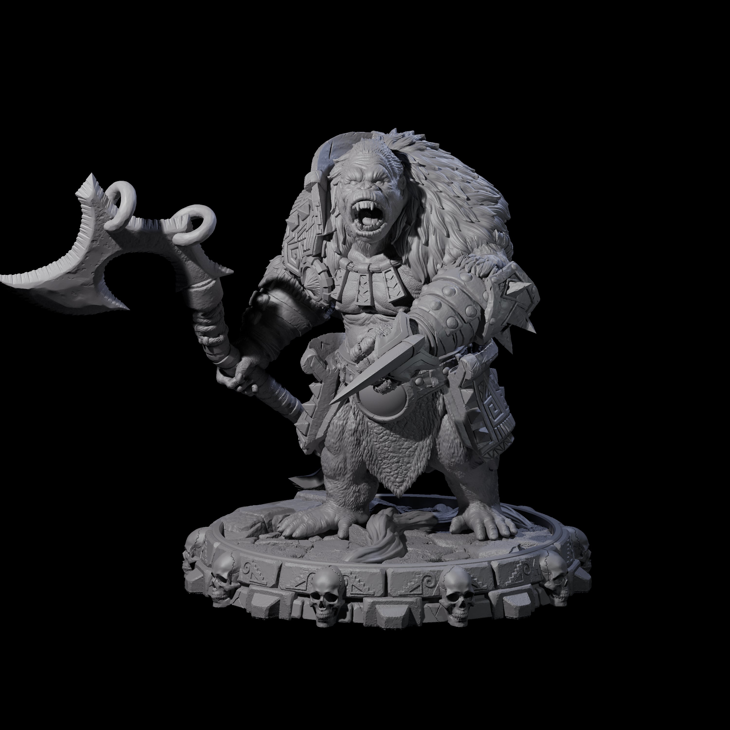 Swinging Hadozee M Miniature for Dungeons and Dragons, Pathfinder or other TTRPGs