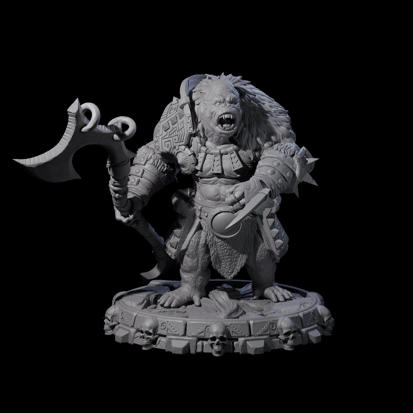 Swinging Hadozee Tribe Miniature for Dungeons and Dragons, Pathfinder or other TTRPGs