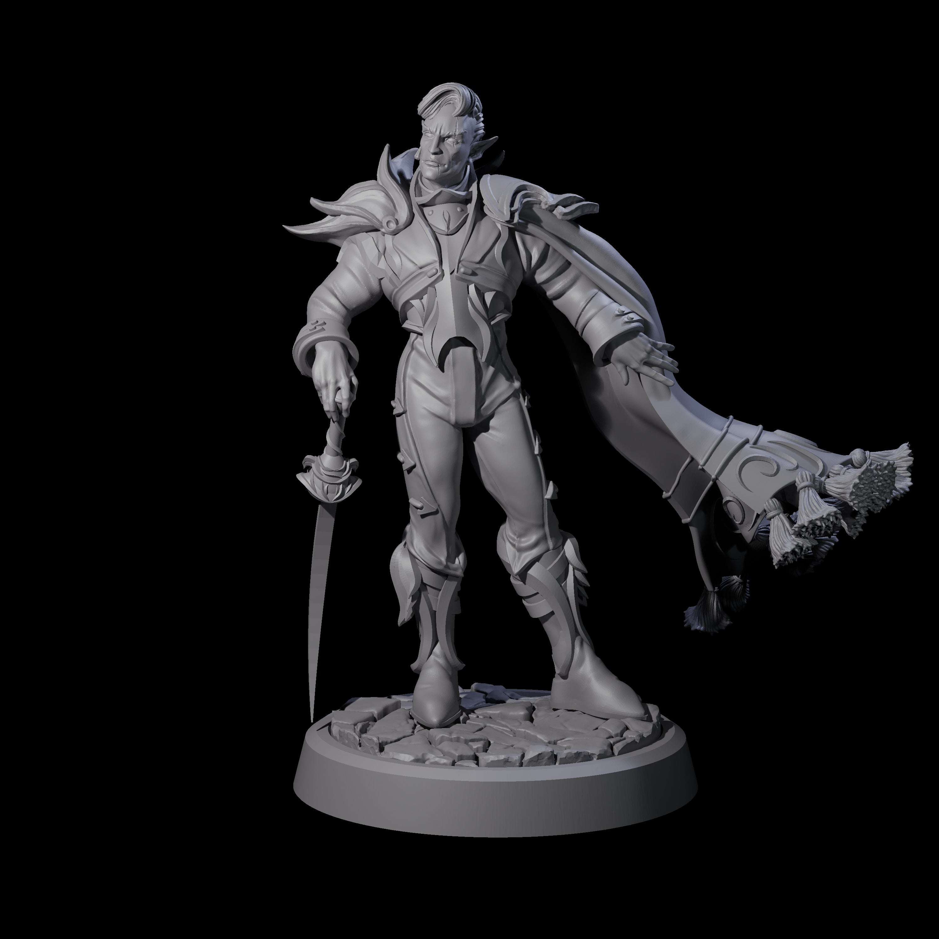 Swishing Matador Miniature for Dungeons and Dragons, Pathfinder or other TTRPGs