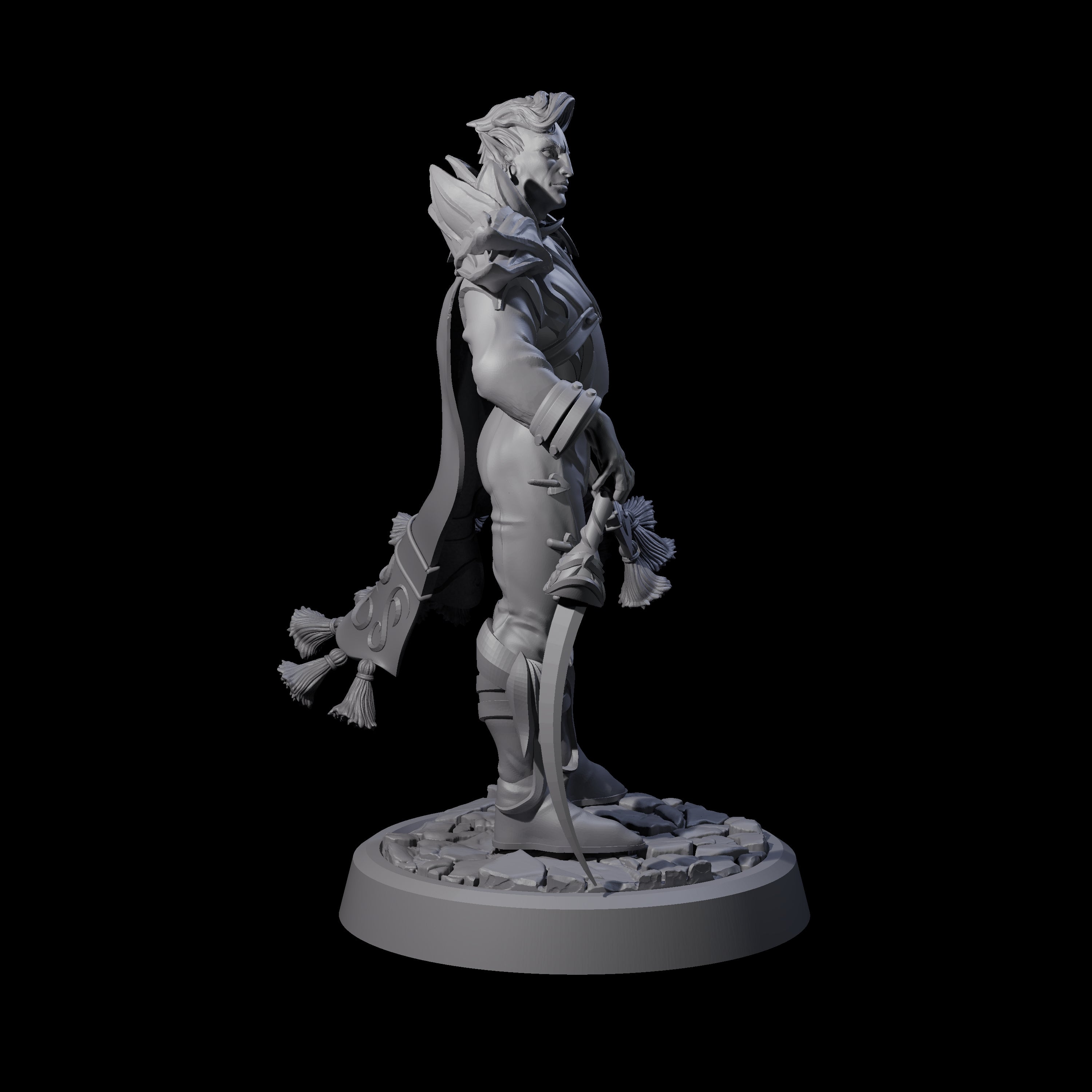 Swishing Matador Miniature for Dungeons and Dragons, Pathfinder or other TTRPGs