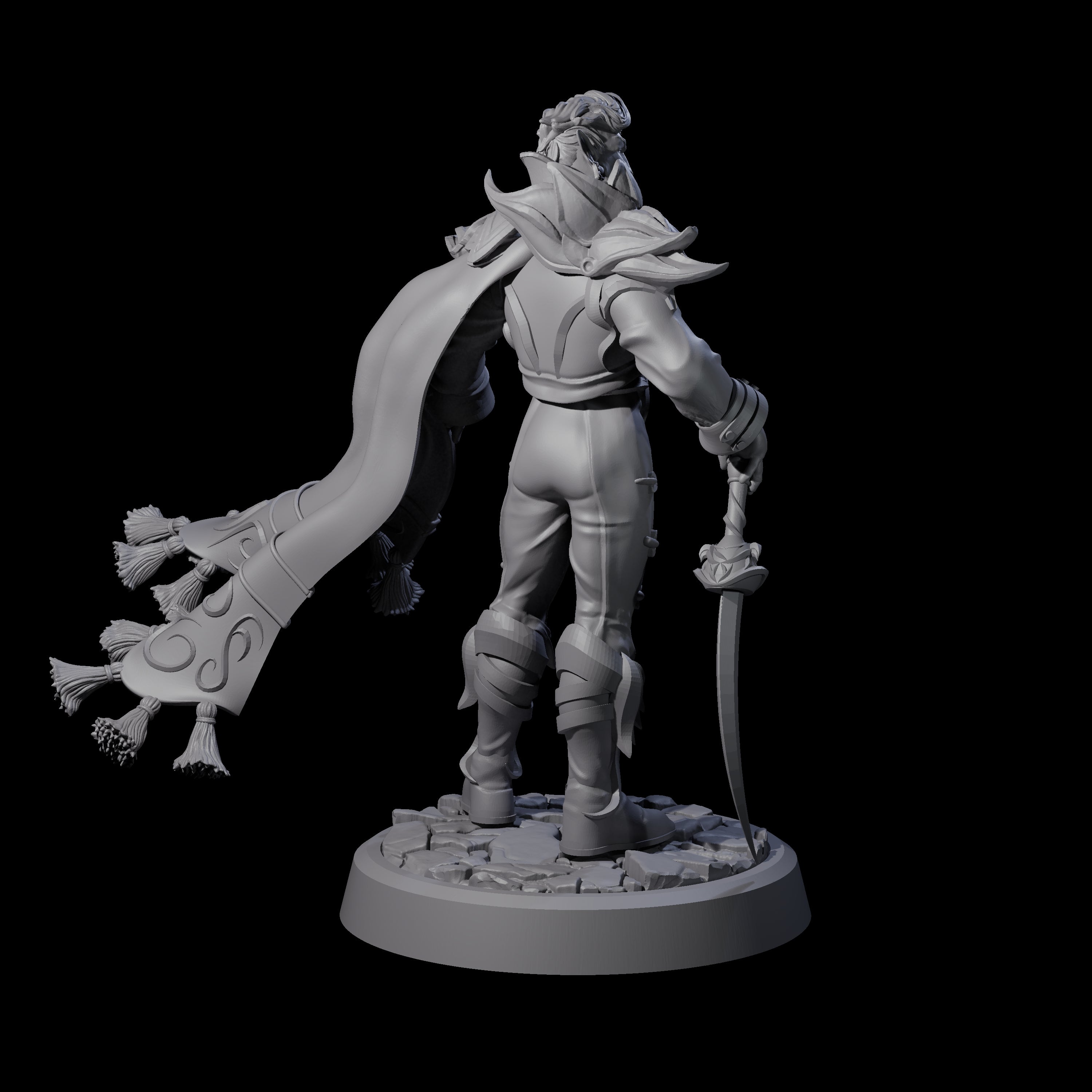 Swishing Matador Miniature for Dungeons and Dragons, Pathfinder or other TTRPGs