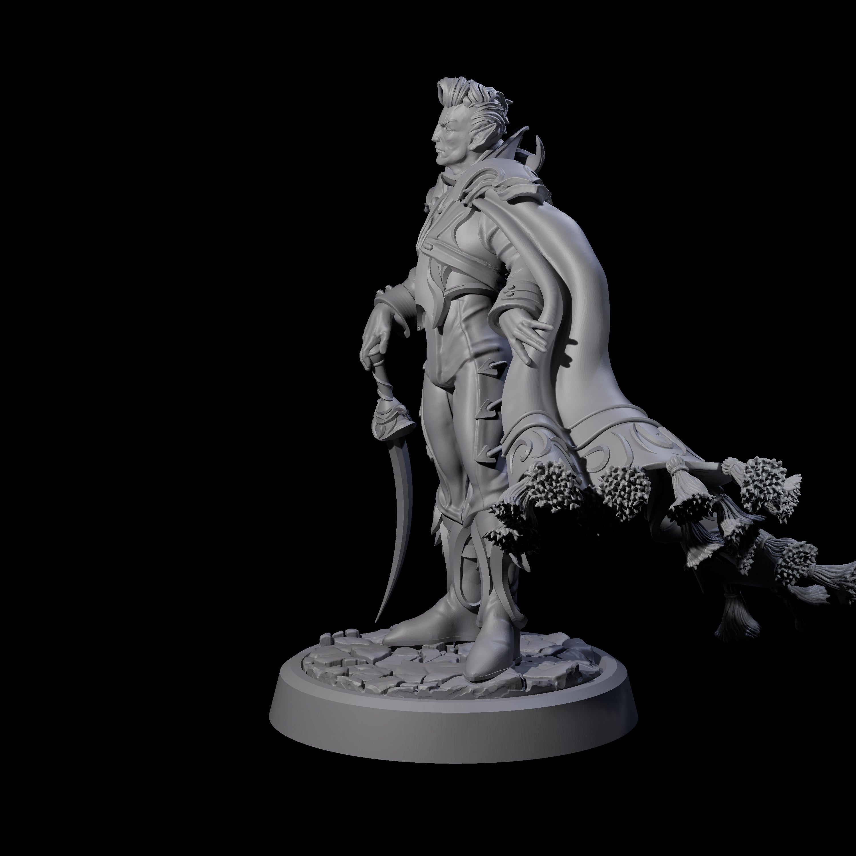 Swishing Matador Miniature for Dungeons and Dragons, Pathfinder or other TTRPGs