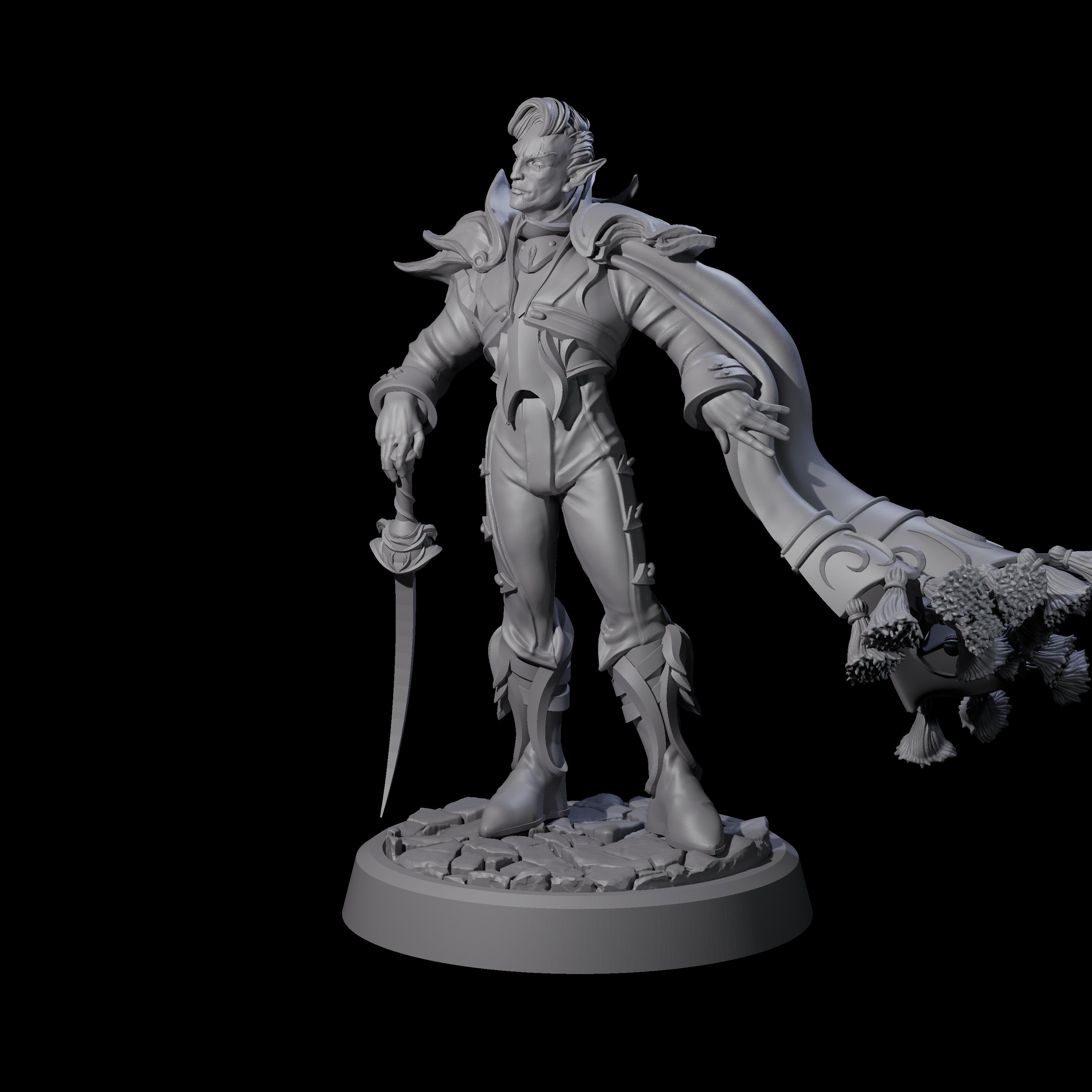 Swishing Matador Miniature for Dungeons and Dragons, Pathfinder or other TTRPGs