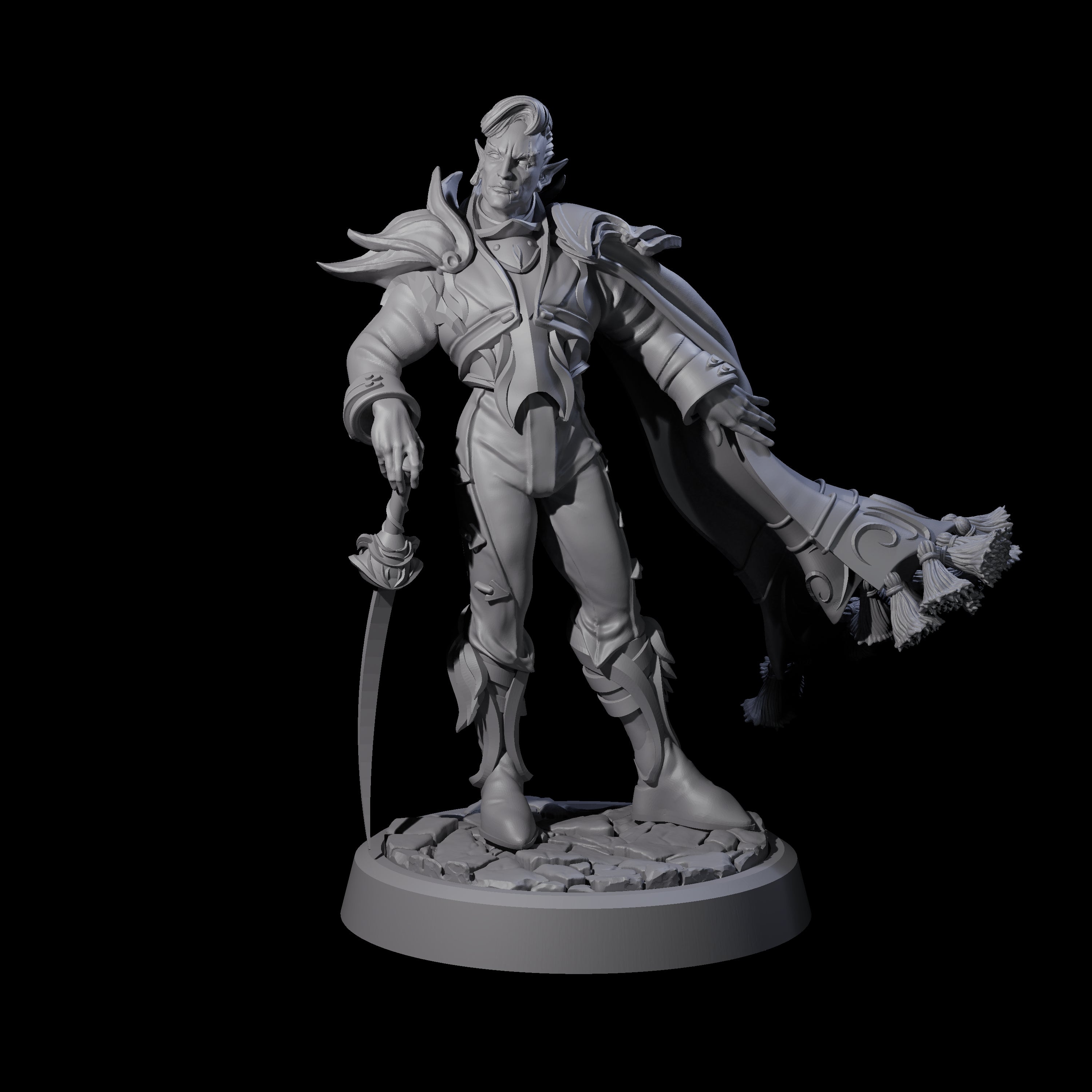 Swishing Matador Miniature for Dungeons and Dragons, Pathfinder or other TTRPGs