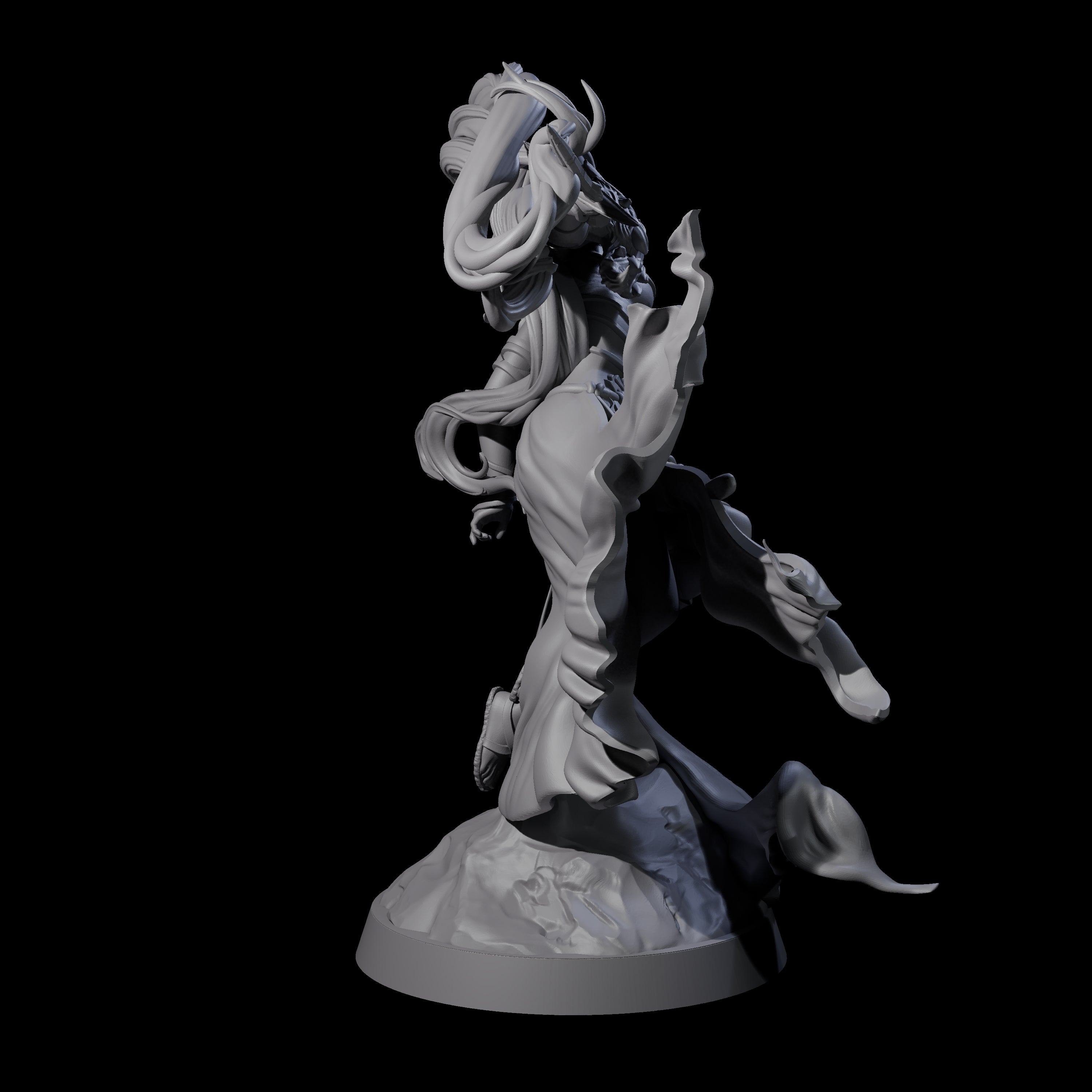 Swooping Banshee Queen Miniature for Dungeons and Dragons, Pathfinder or other TTRPGs