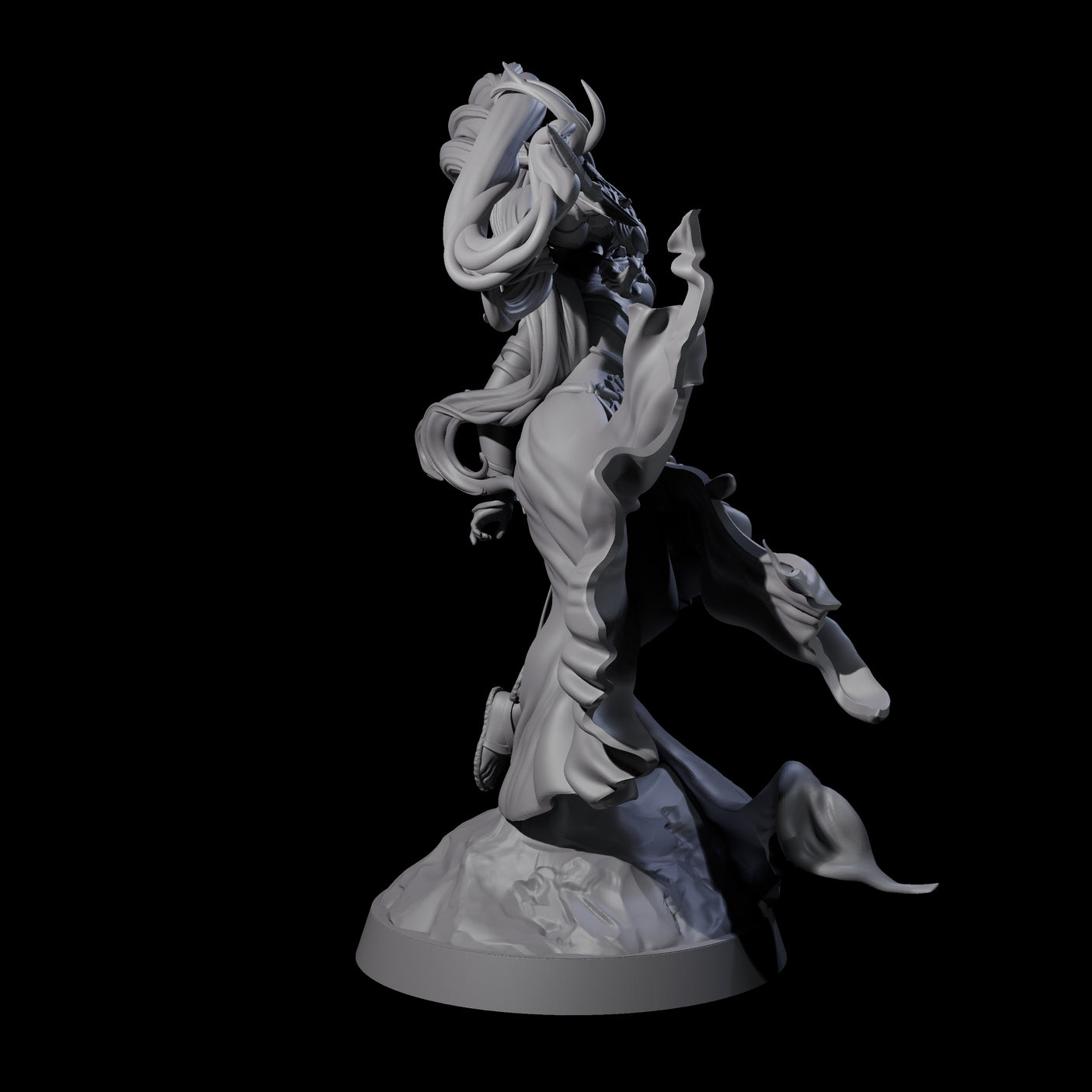 Swooping Banshee Queen Miniature for Dungeons and Dragons, Pathfinder or other TTRPGs
