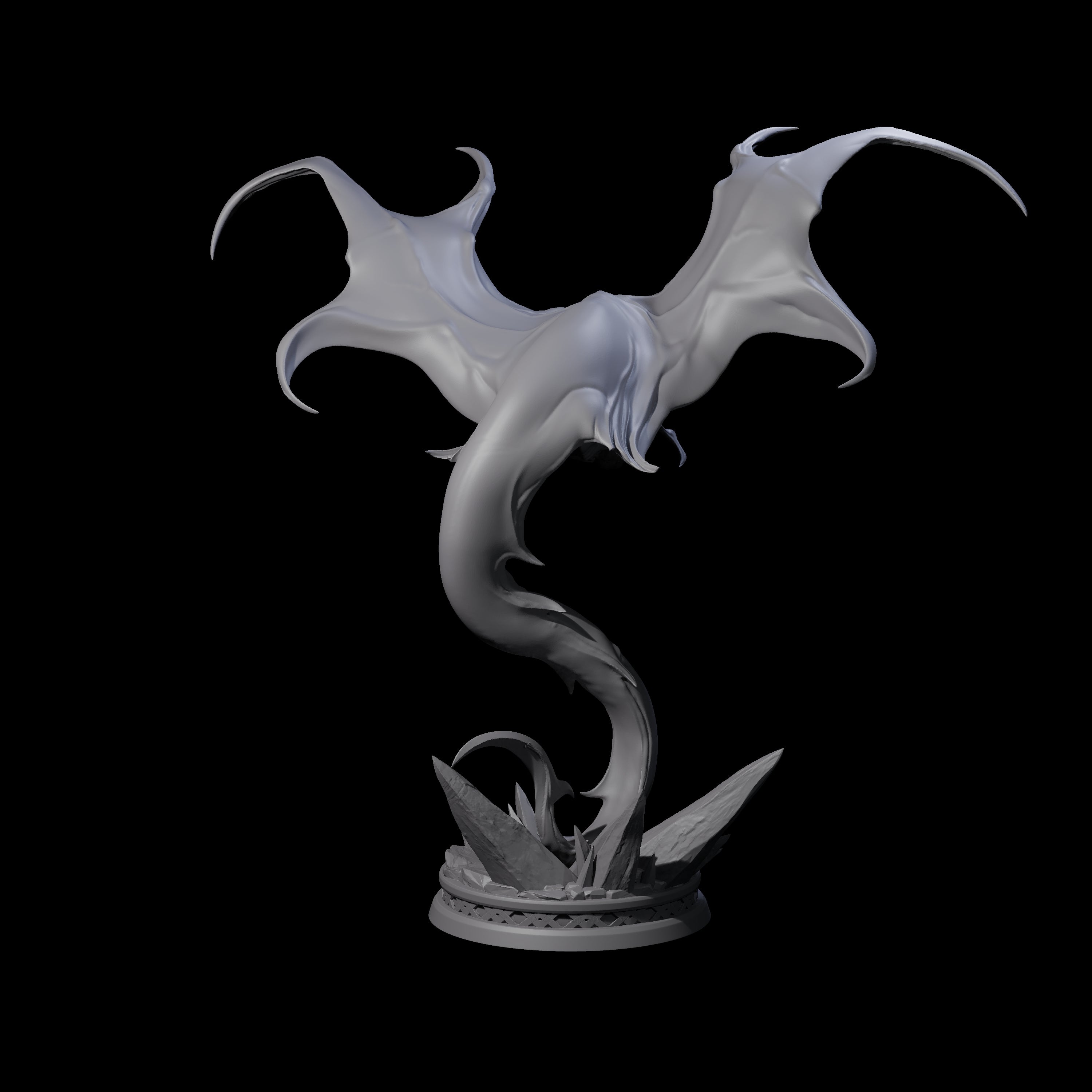 Swooping Cloaker A Miniature for Dungeons and Dragons, Pathfinder or other TTRPGs