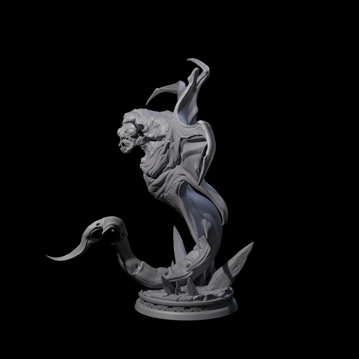 Swooping Cloaker C Miniature for Dungeons and Dragons, Pathfinder or other TTRPGs