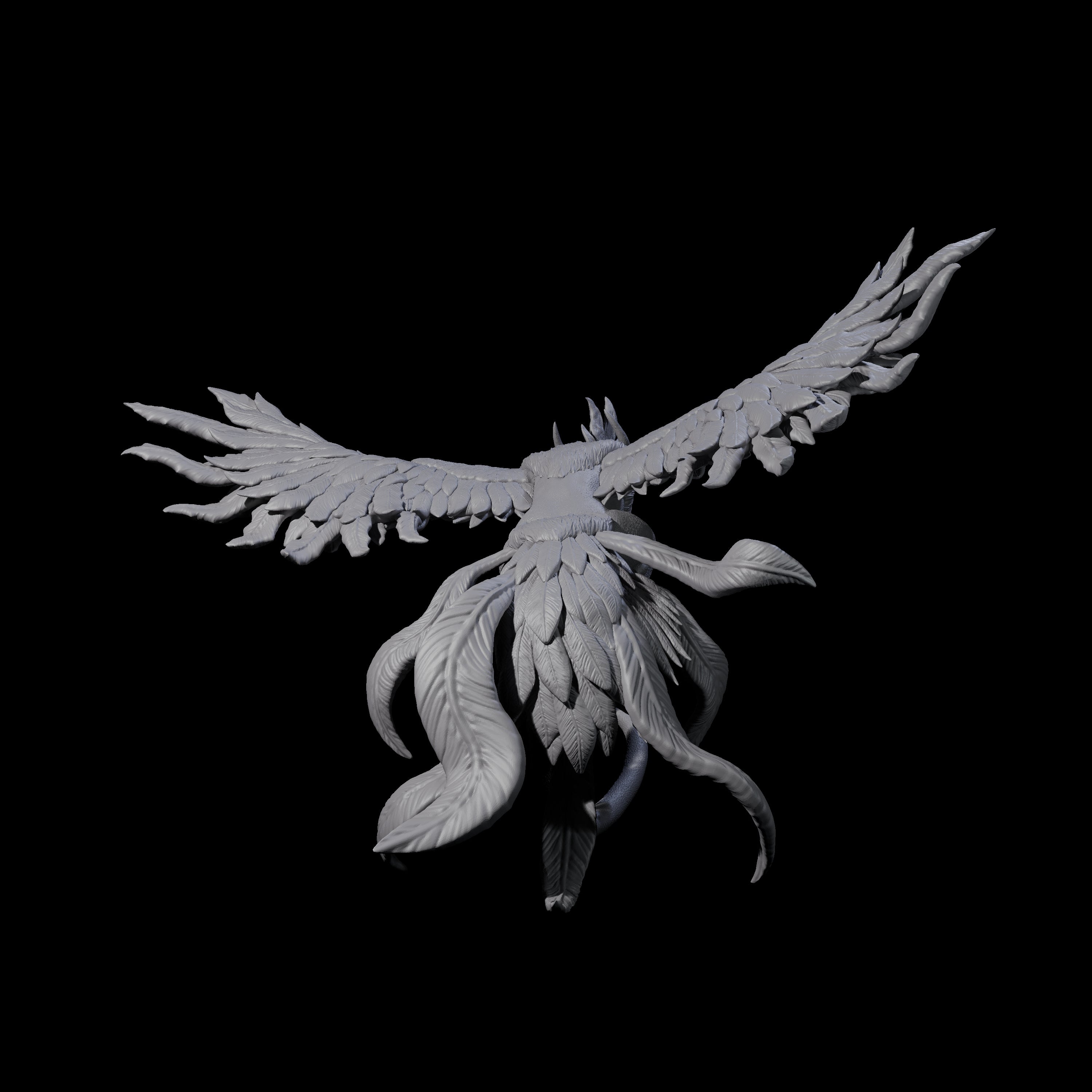 Swooping Cockatrice Miniature for Dungeons and Dragons, Pathfinder or other TTRPGs