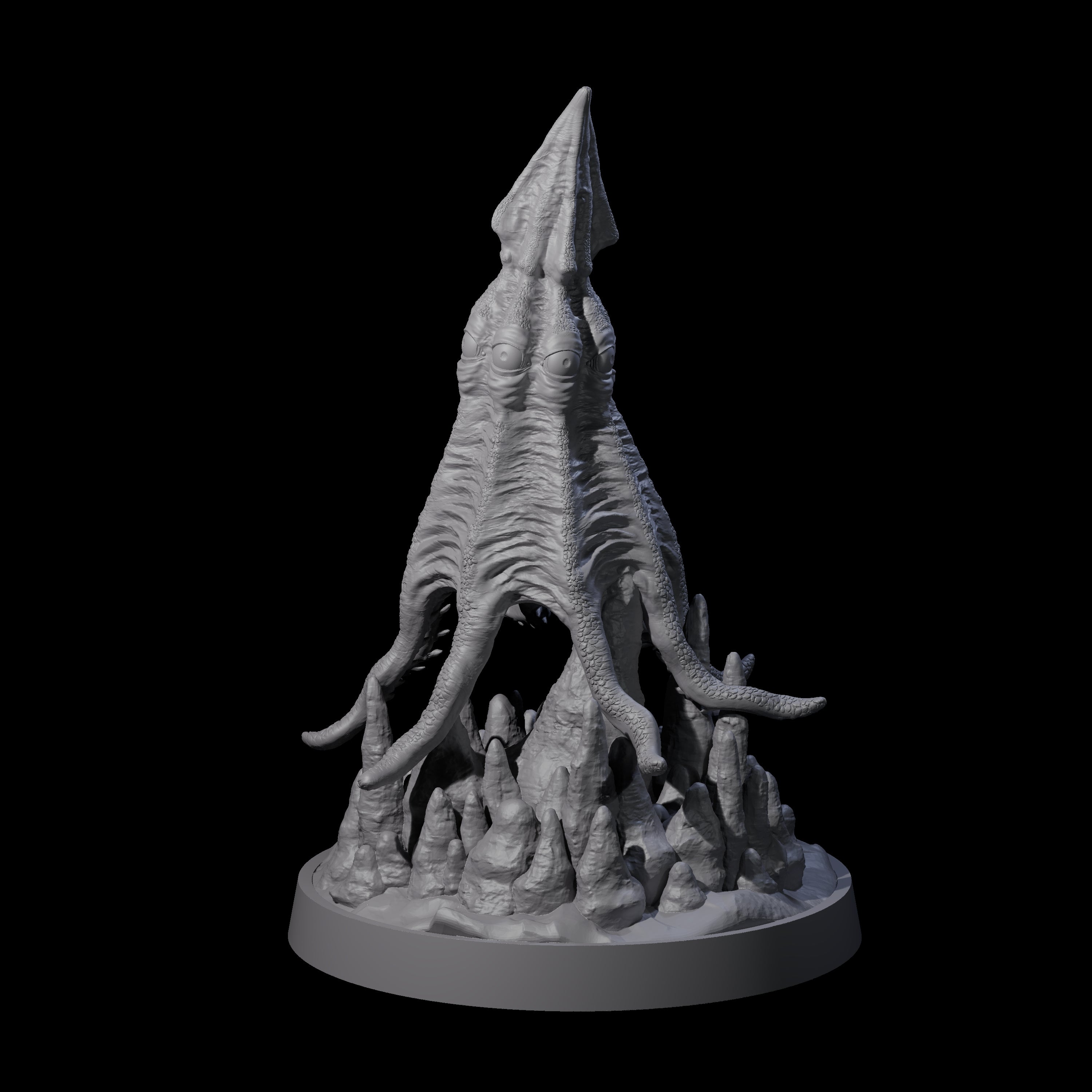 Swooping Darkmantle A Miniature for Dungeons and Dragons, Pathfinder or other TTRPGs