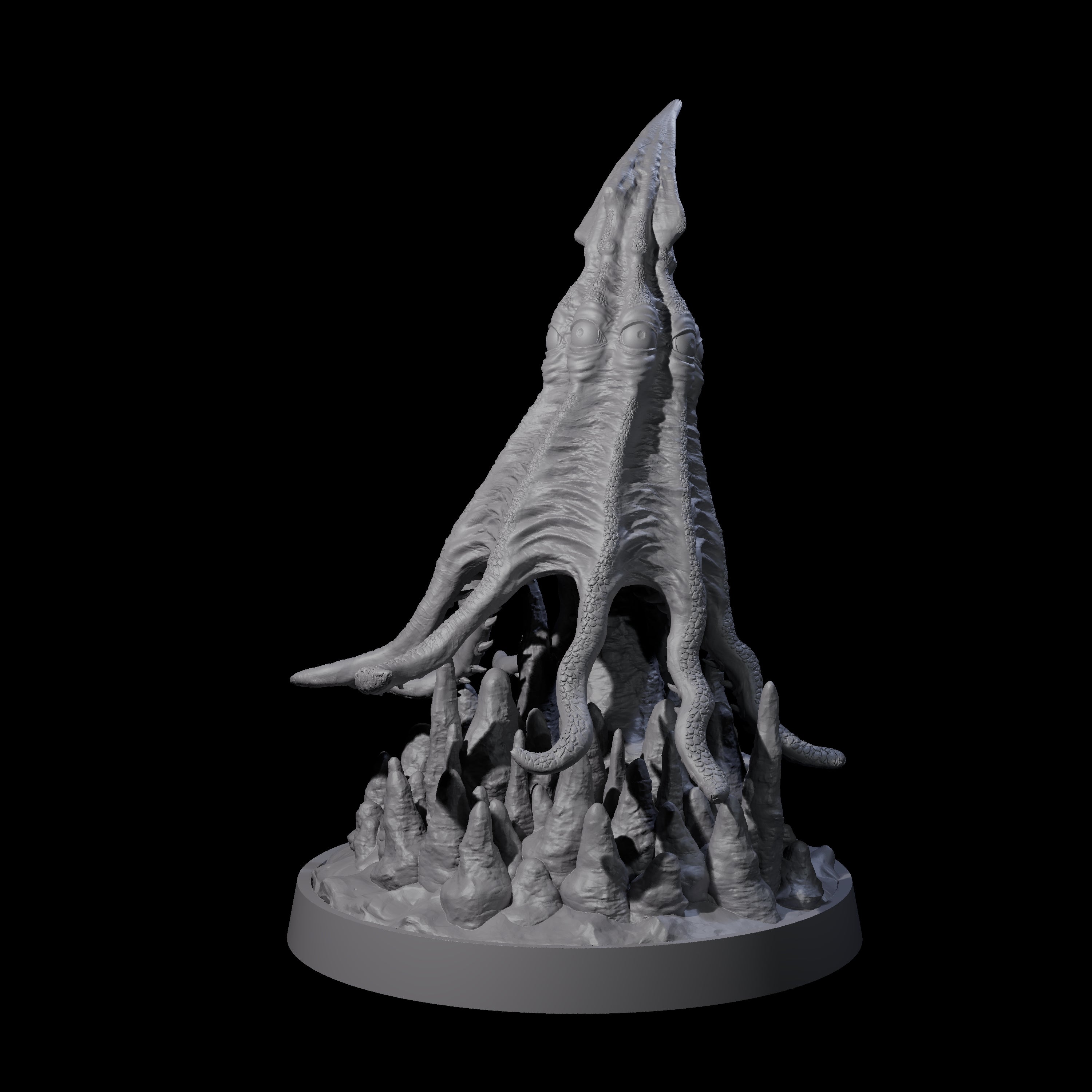Swooping Darkmantle A Miniature for Dungeons and Dragons, Pathfinder or other TTRPGs