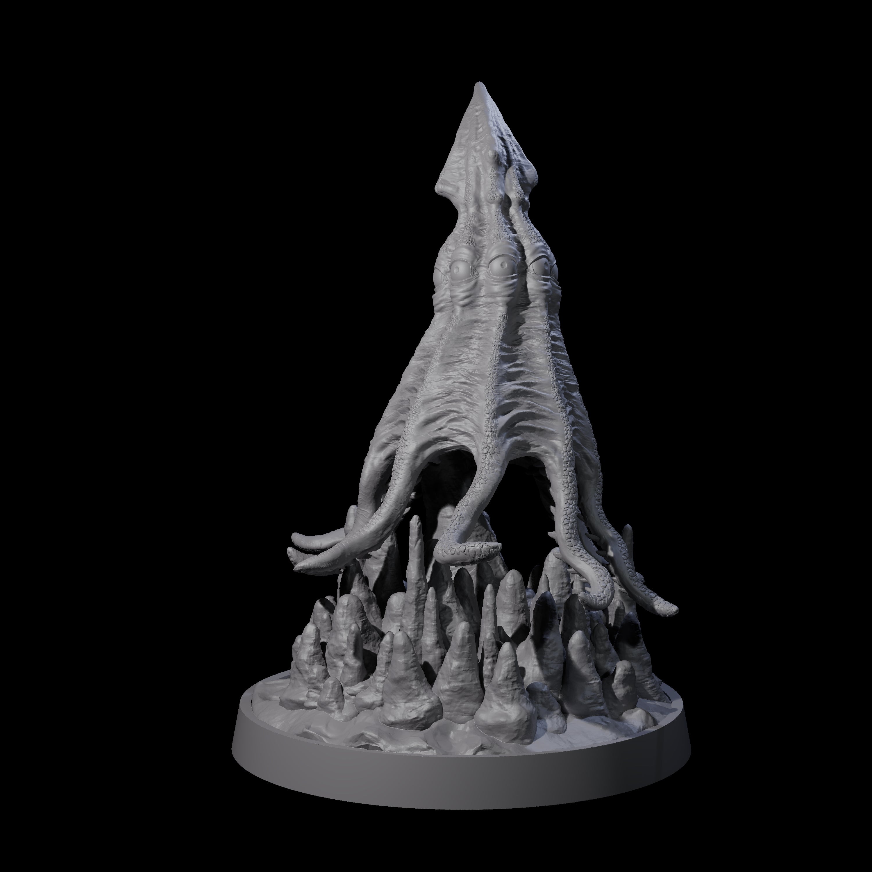 Swooping Darkmantle A Miniature for Dungeons and Dragons, Pathfinder or other TTRPGs