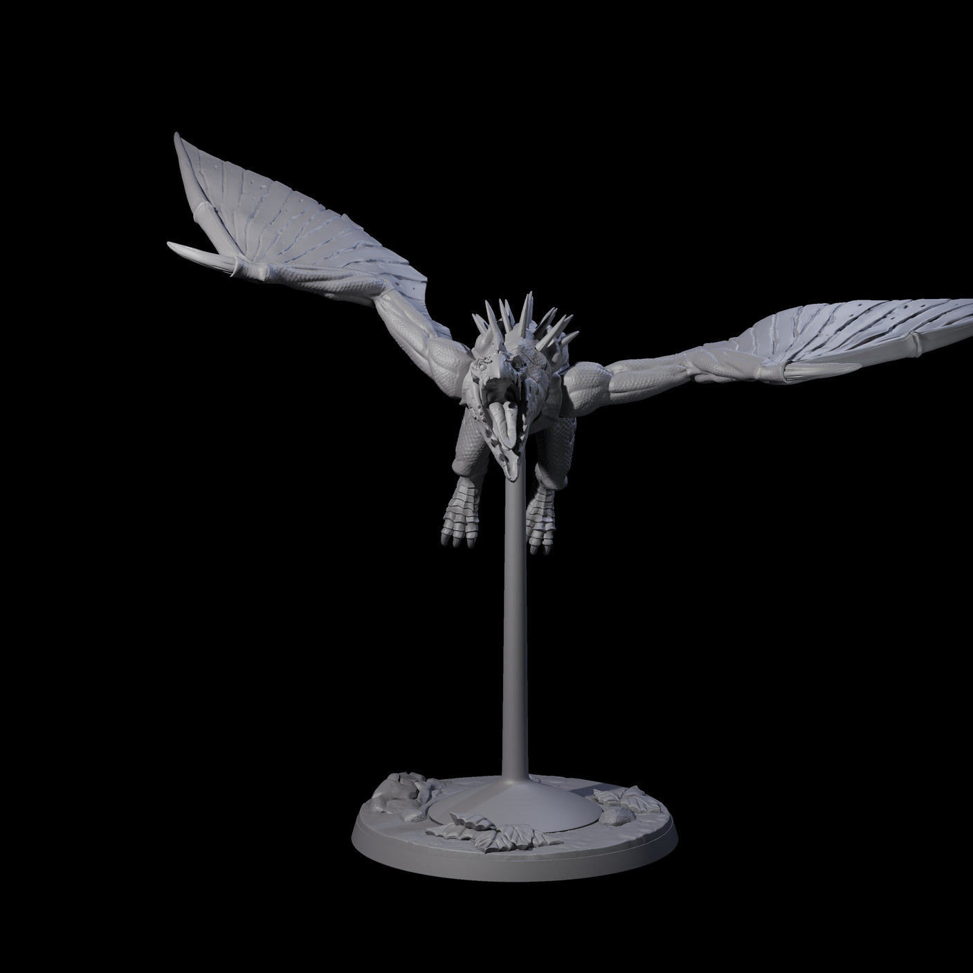 Swooping Pteranodon A Miniature for Dungeons and Dragons, Pathfinder or other TTRPGs