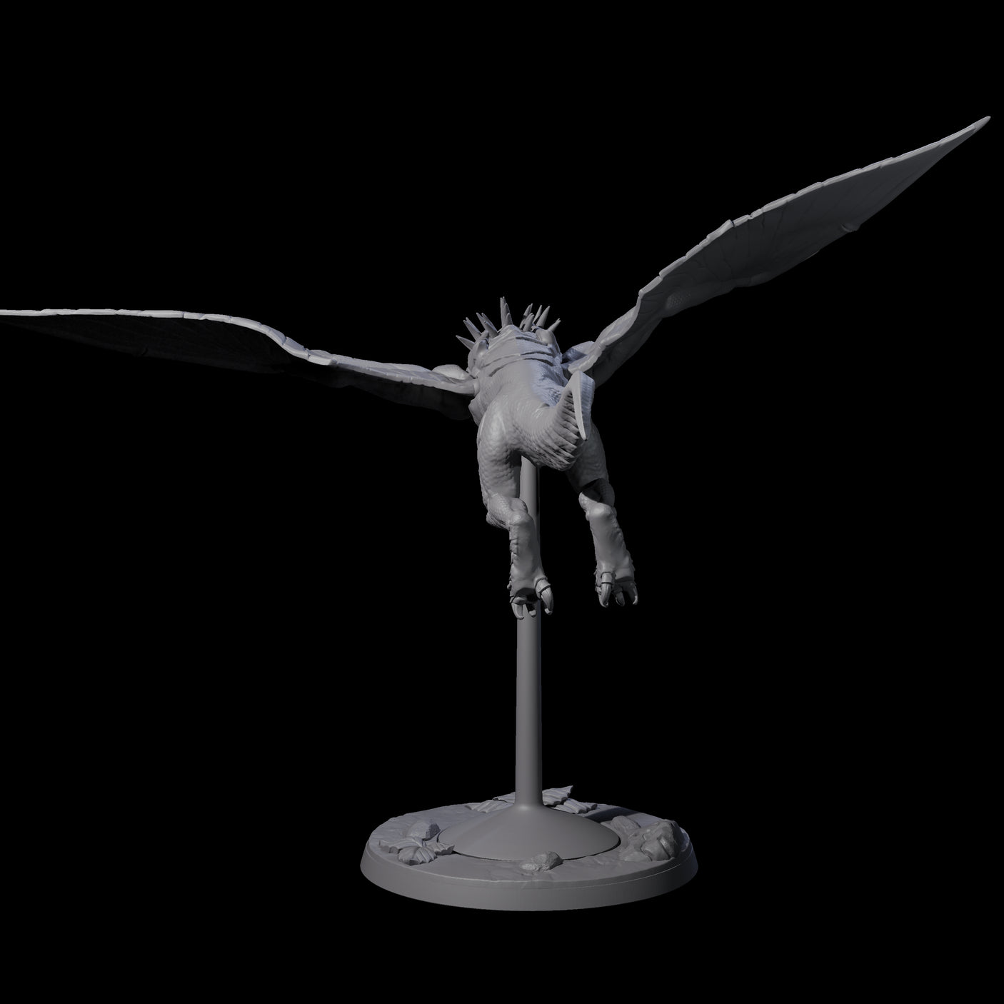 Swooping Pteranodon A Miniature for Dungeons and Dragons, Pathfinder or other TTRPGs
