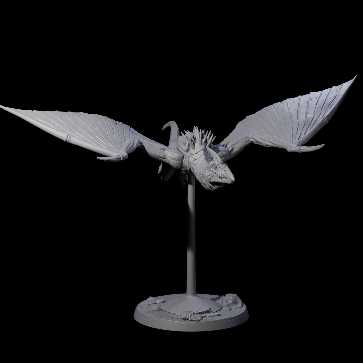 Swooping Pteranodon C Miniature for Dungeons and Dragons, Pathfinder or other TTRPGs