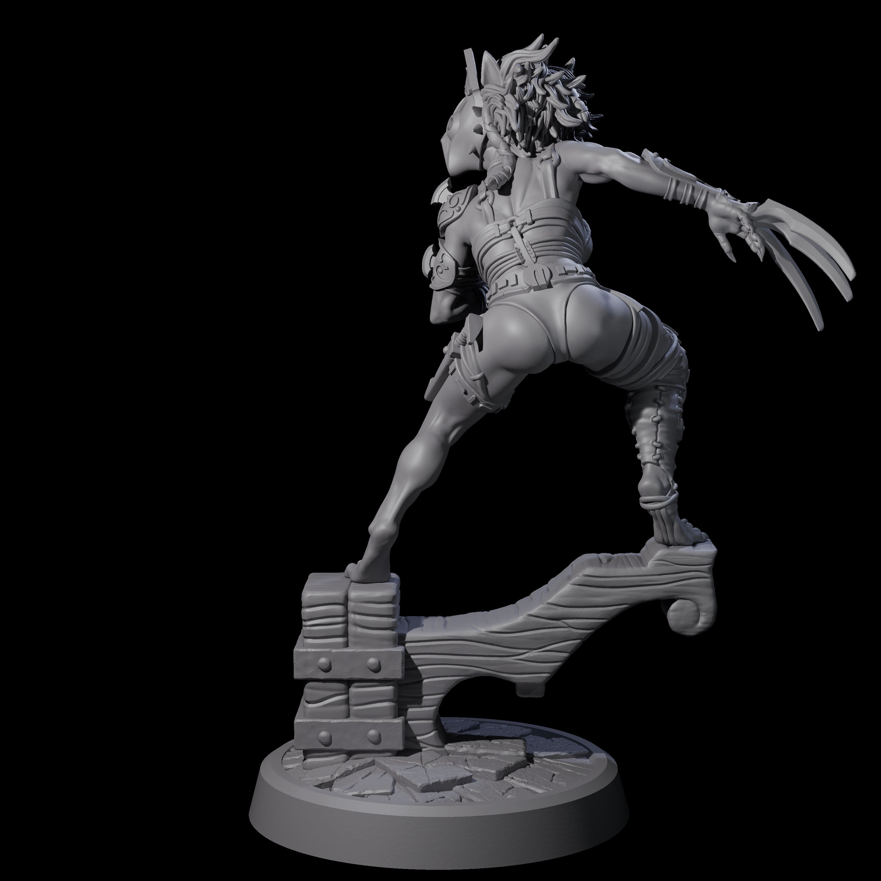 Tabaxi Cat Burgler Miniature for Dungeons and Dragons, Pathfinder or other TTRPGs
