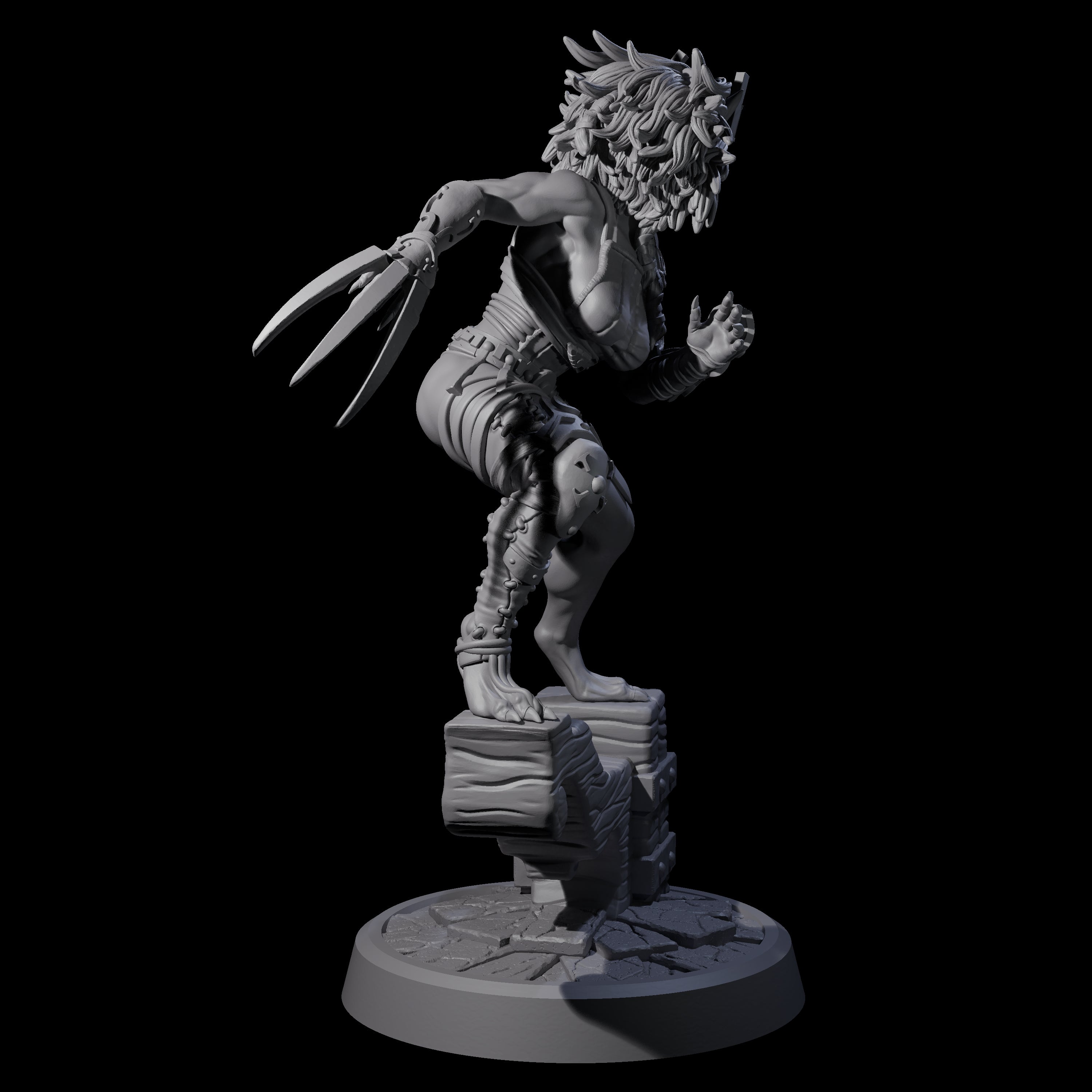 Tabaxi Cat Burgler Miniature for Dungeons and Dragons, Pathfinder or other TTRPGs