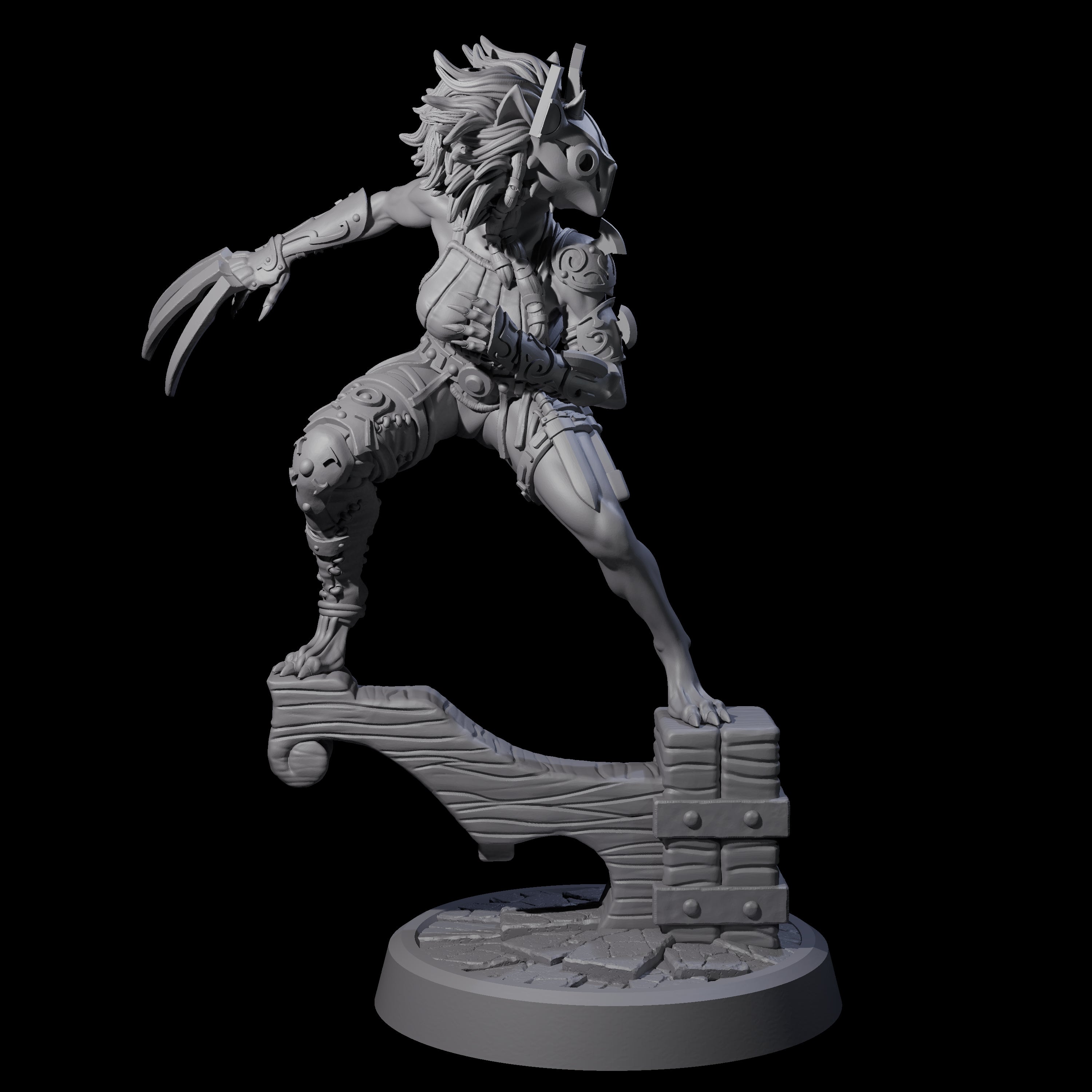 Tabaxi Cat Burgler Miniature for Dungeons and Dragons, Pathfinder or other TTRPGs