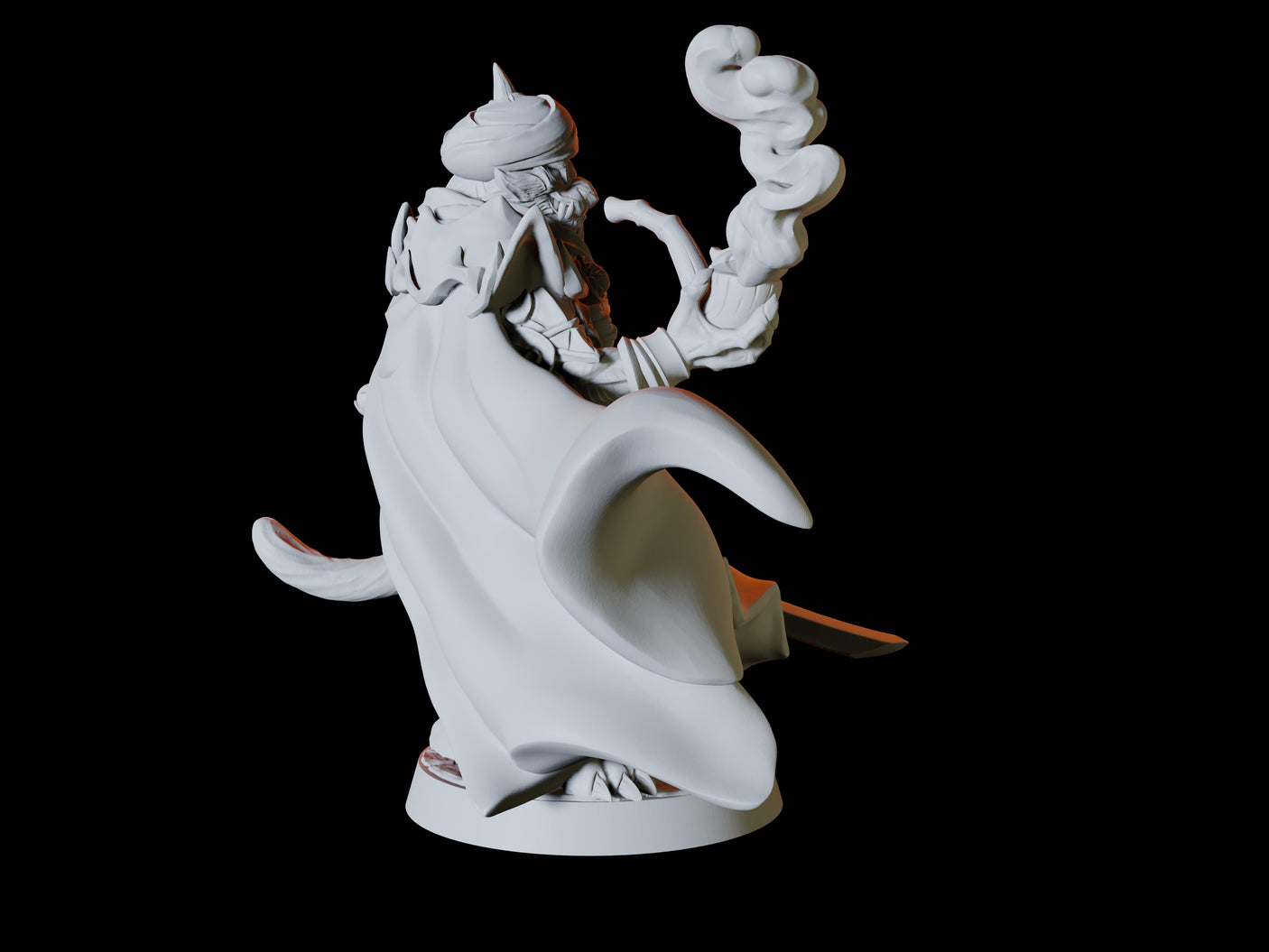 Tabaxi Mercenary Miniature for Dungeons and Dragons, Pathfinder or other TTRPGs