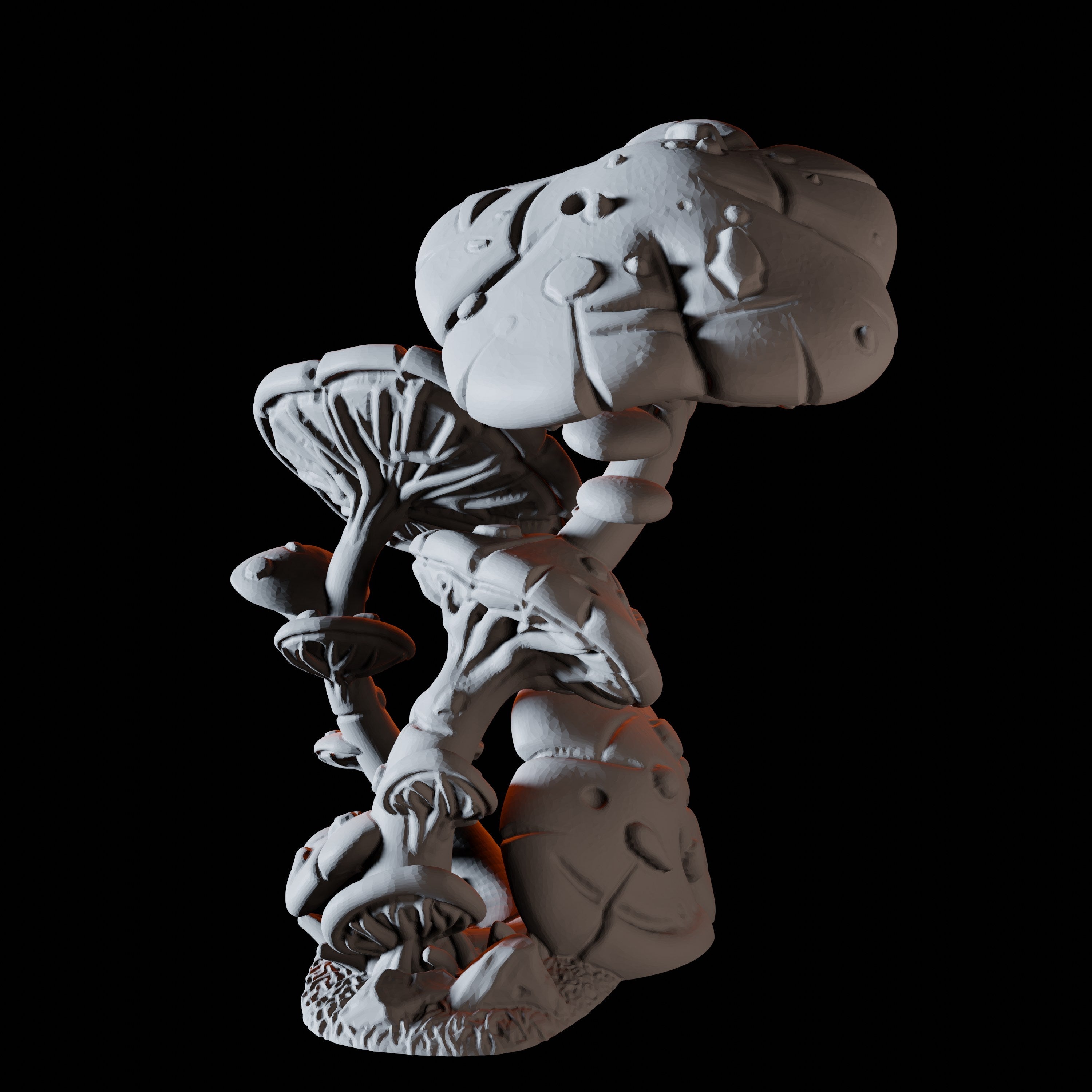 Tall Layered Mushroom Miniature for Dungeons and Dragons, Pathfinder or other TTRPGs