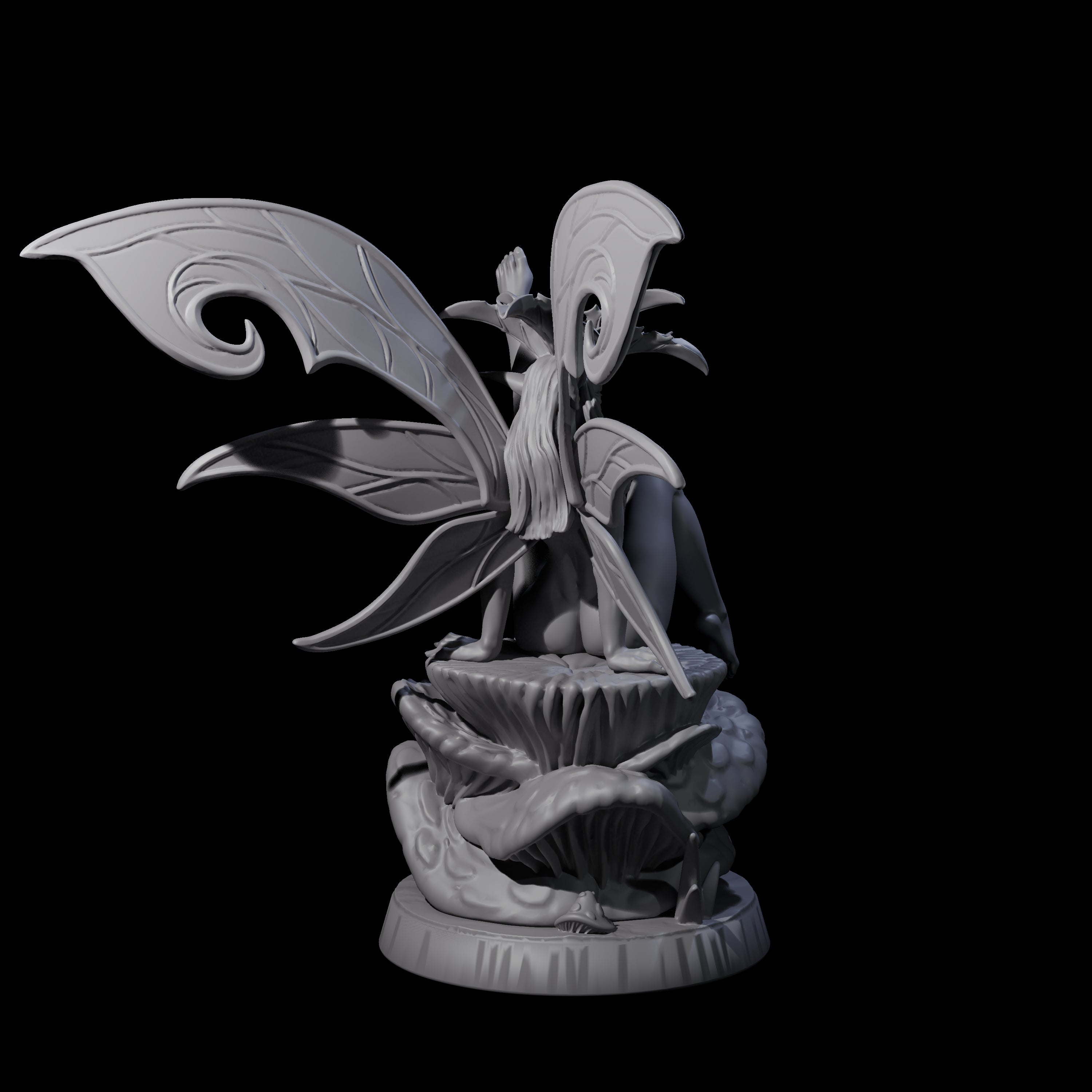 Teasing Fae Fairy Miniature for Dungeons and Dragons, Pathfinder or other TTRPGs
