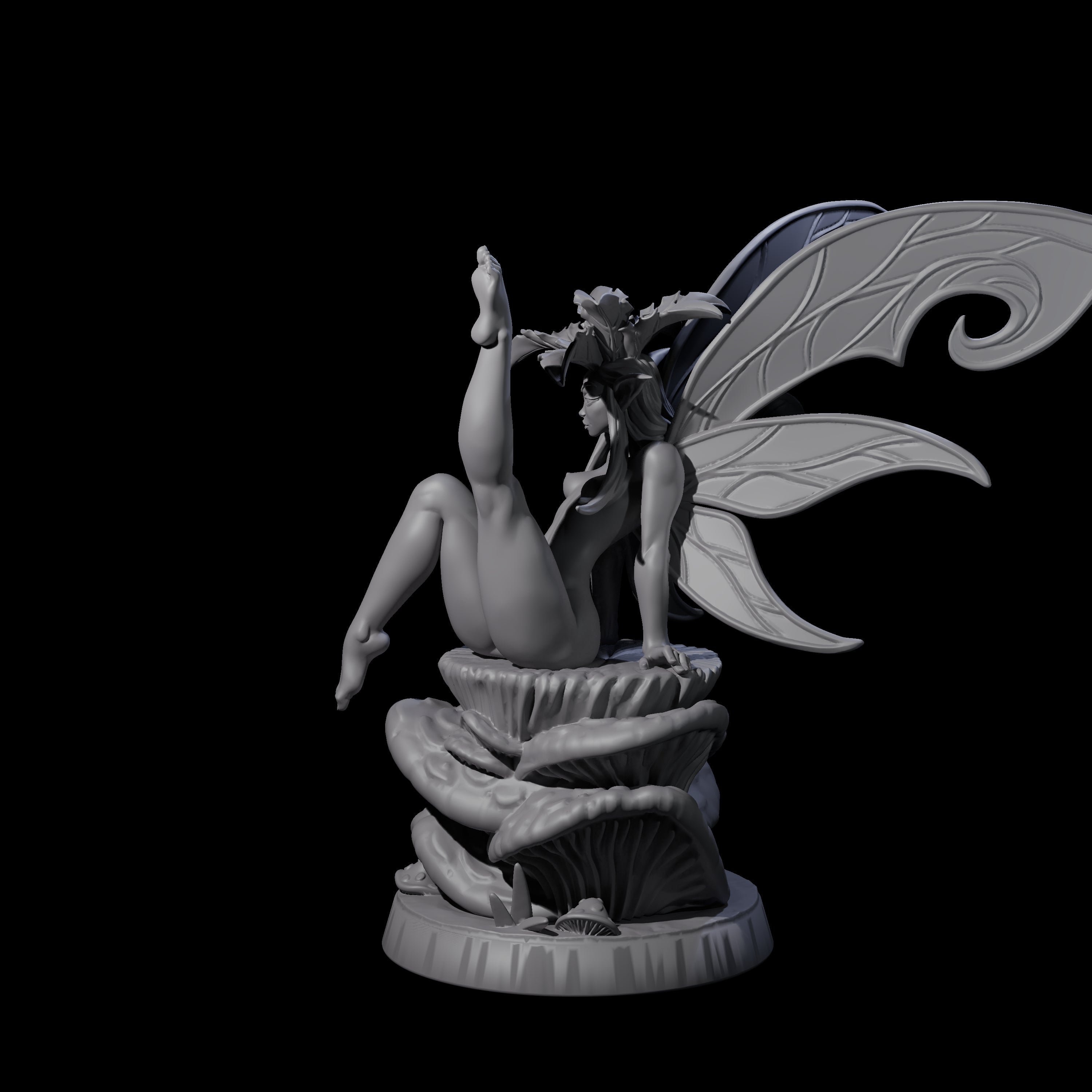 Teasing Fae Fairy Miniature for Dungeons and Dragons, Pathfinder or other TTRPGs