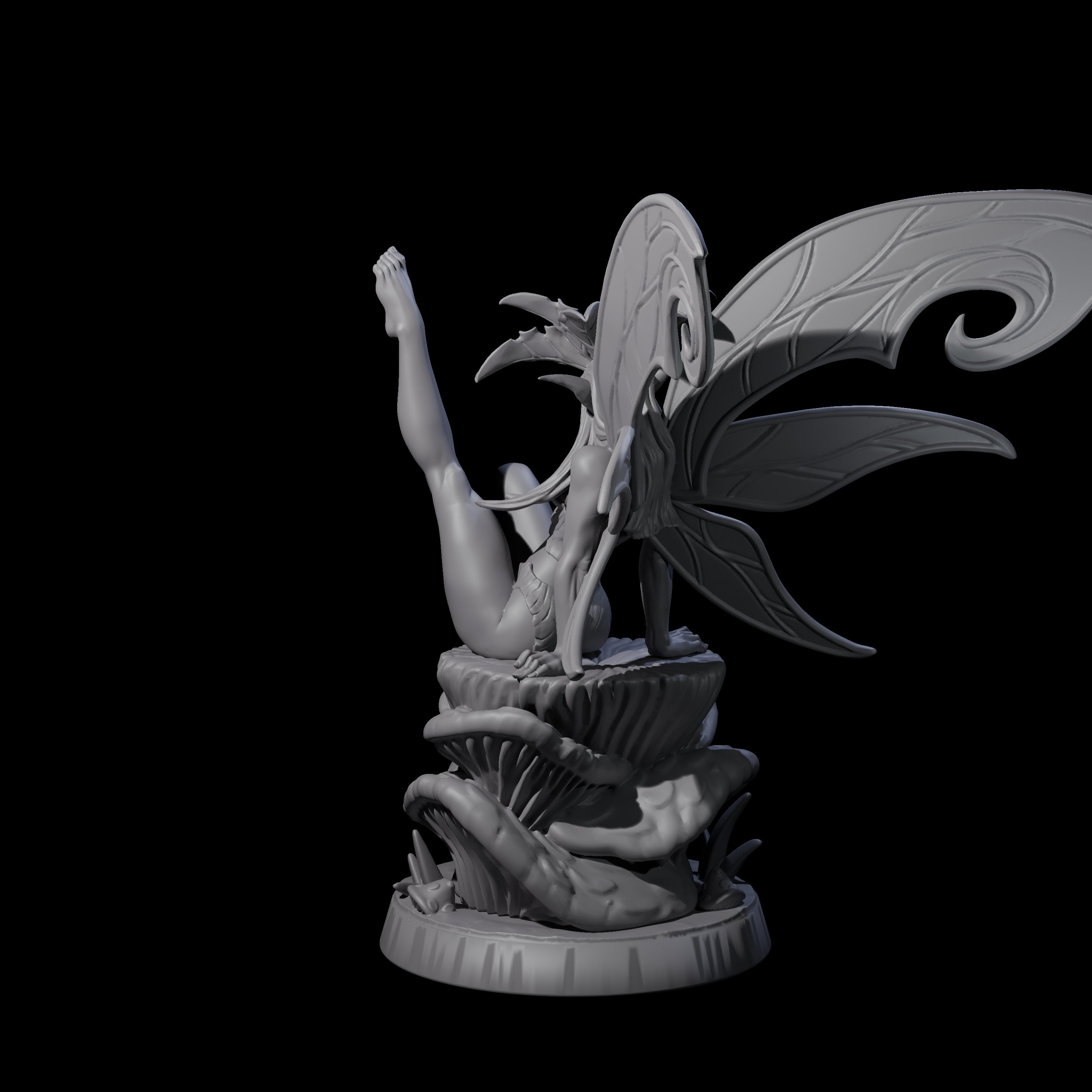 Teasing Fae Fairy Miniature for Dungeons and Dragons, Pathfinder or other TTRPGs