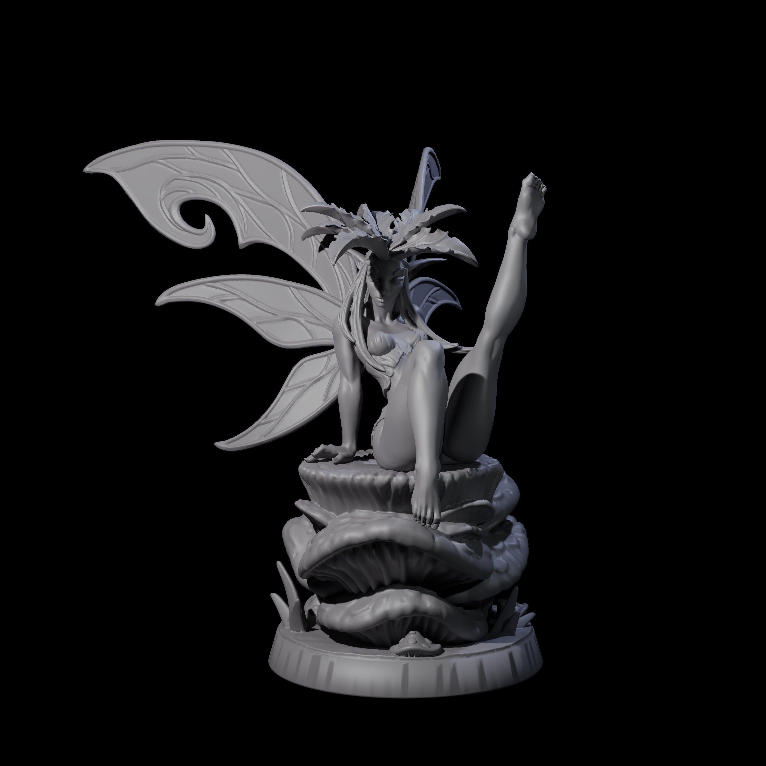 Teasing Fae Fairy Miniature for Dungeons and Dragons, Pathfinder or other TTRPGs