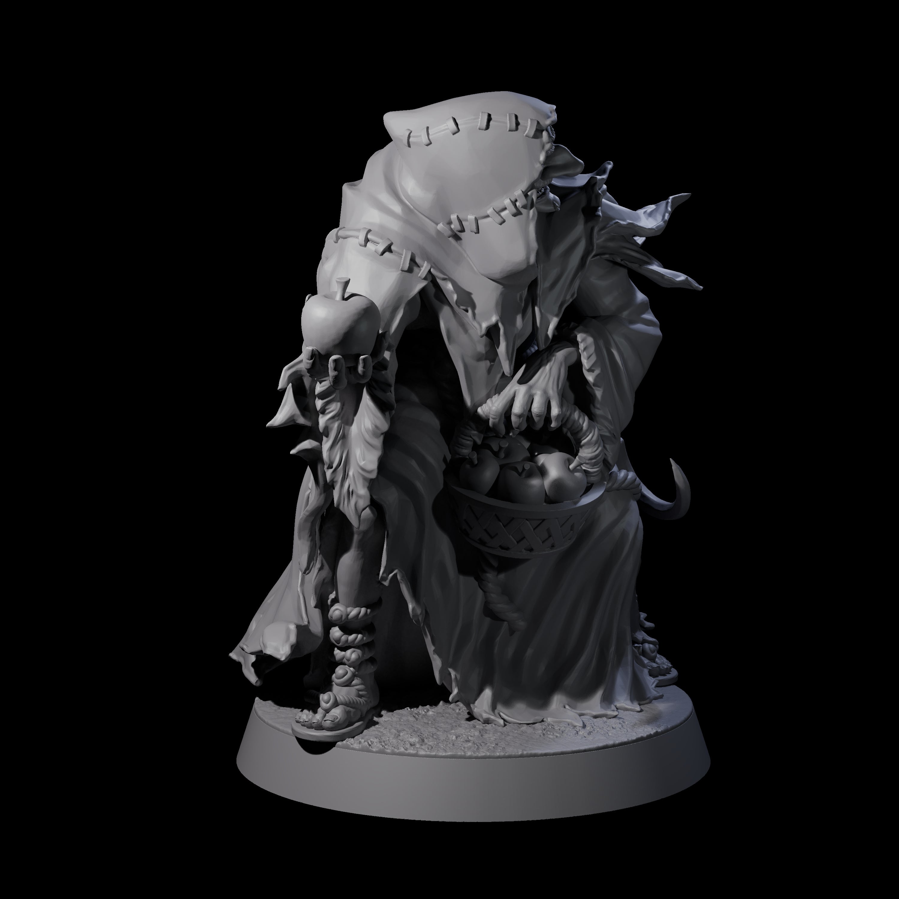 Temptation Apple Hag Miniature for Dungeons and Dragons, Pathfinder or other TTRPGs