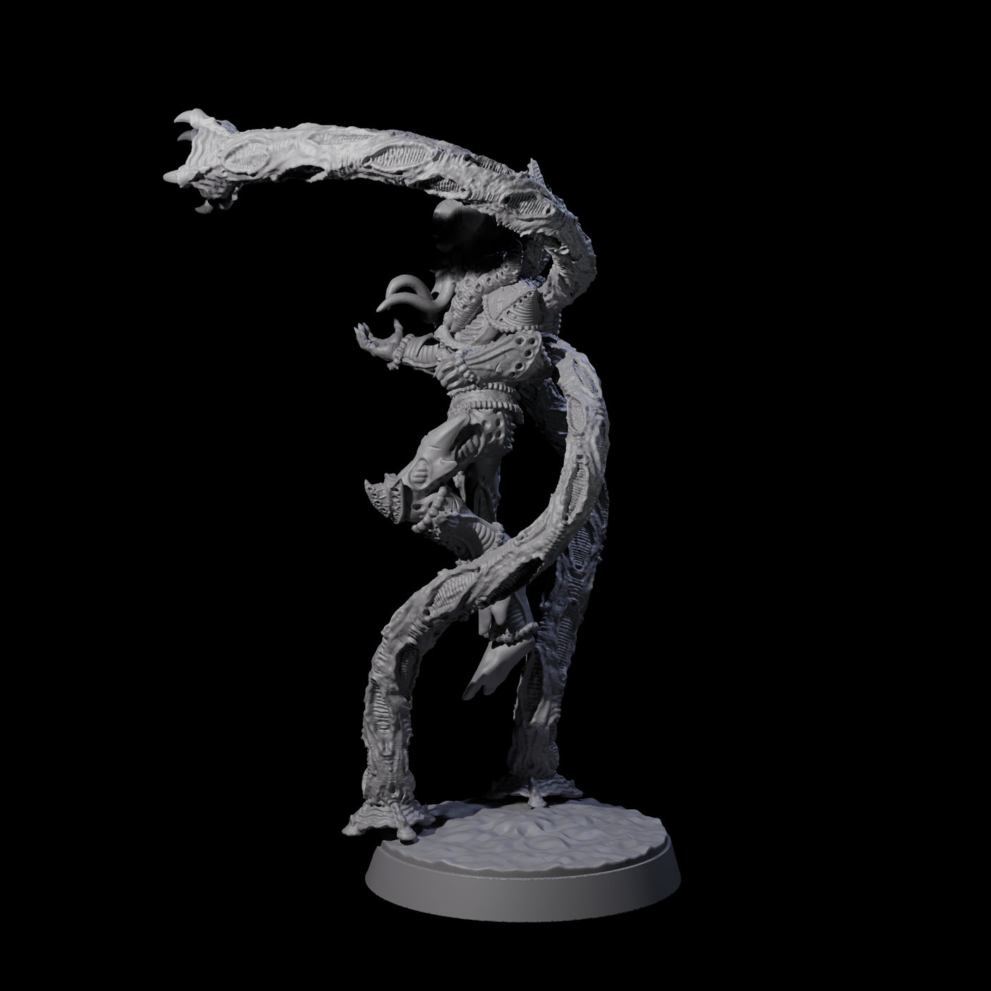 Tentacle Controlled Mind Flayer Controller Miniature for Dungeons and Dragons, Pathfinder or other TTRPGs