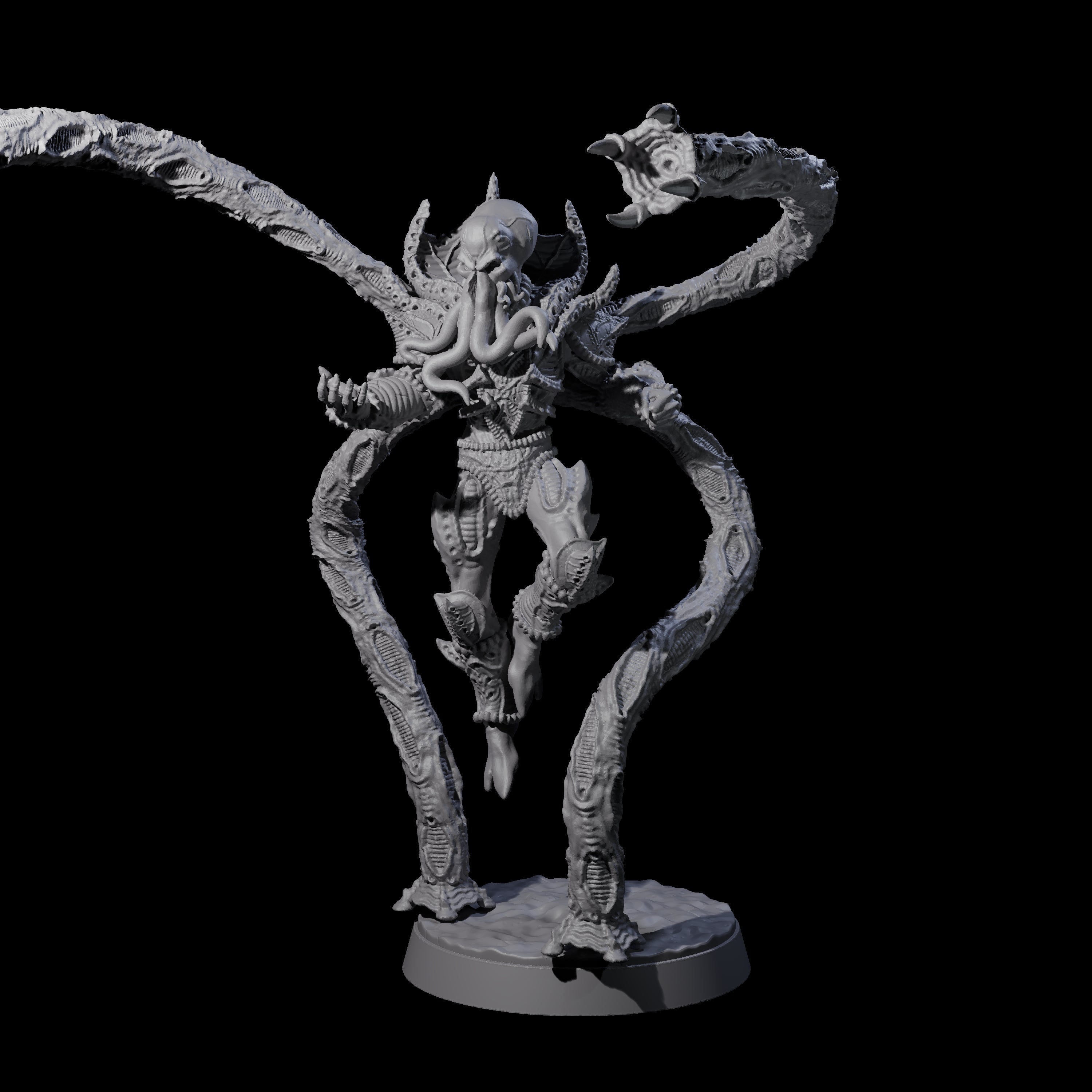 Tentacle Controlled Mind Flayer Controller Miniature for Dungeons and Dragons, Pathfinder or other TTRPGs