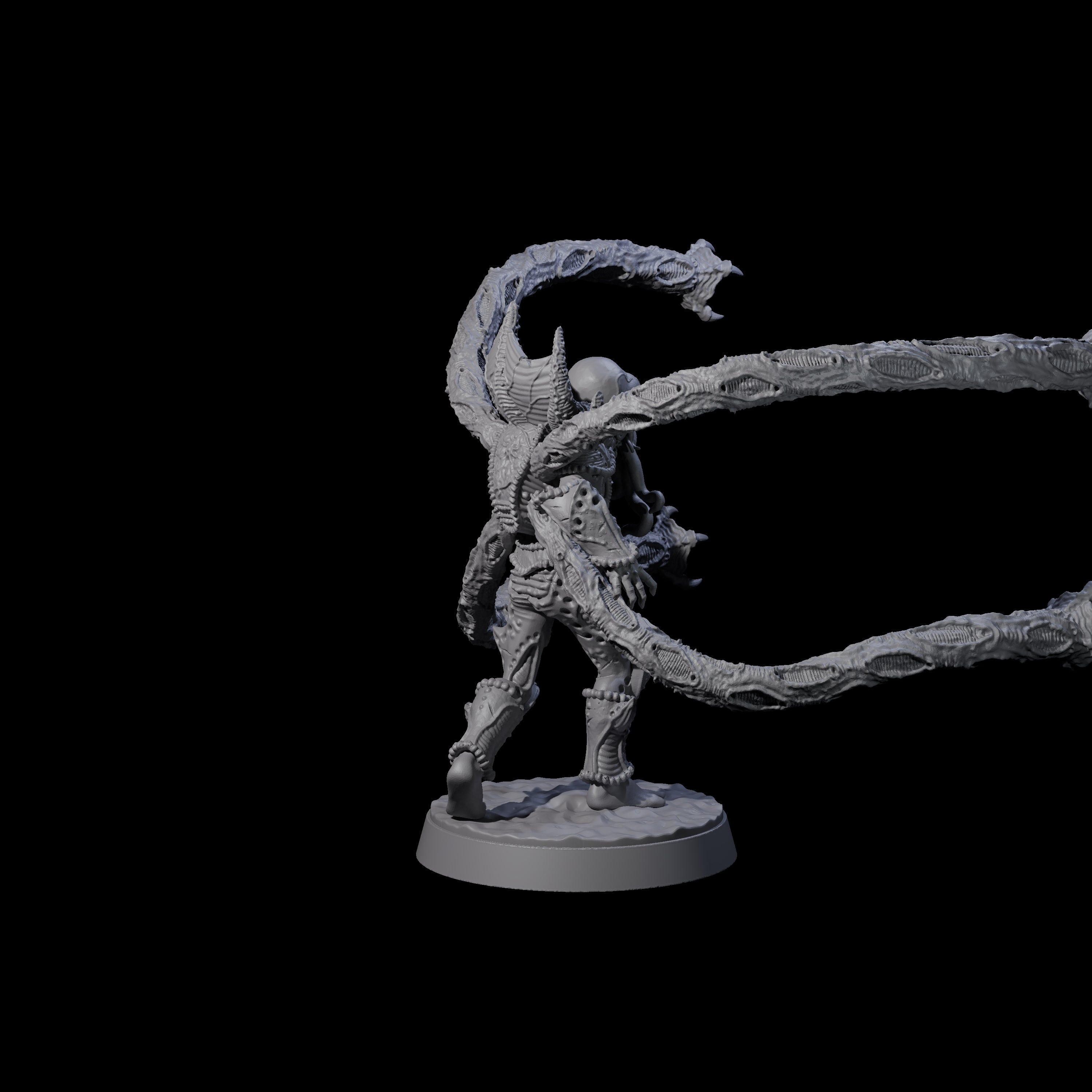 Tentacle Controlled Mind Flayer Stalker Miniature for Dungeons and Dragons, Pathfinder or other TTRPGs