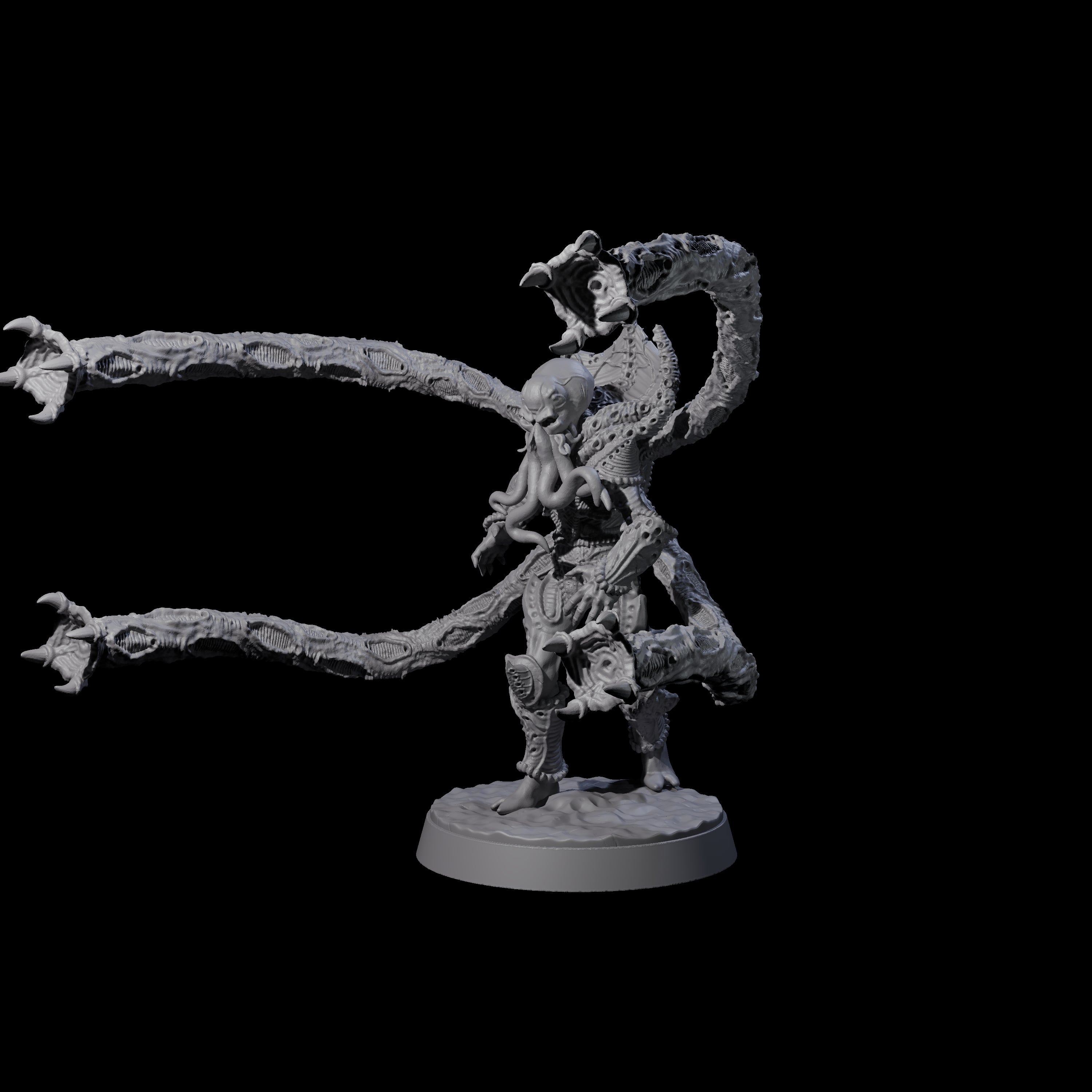 Tentacle Controlled Mind Flayer Stalker Miniature for Dungeons and Dragons, Pathfinder or other TTRPGs