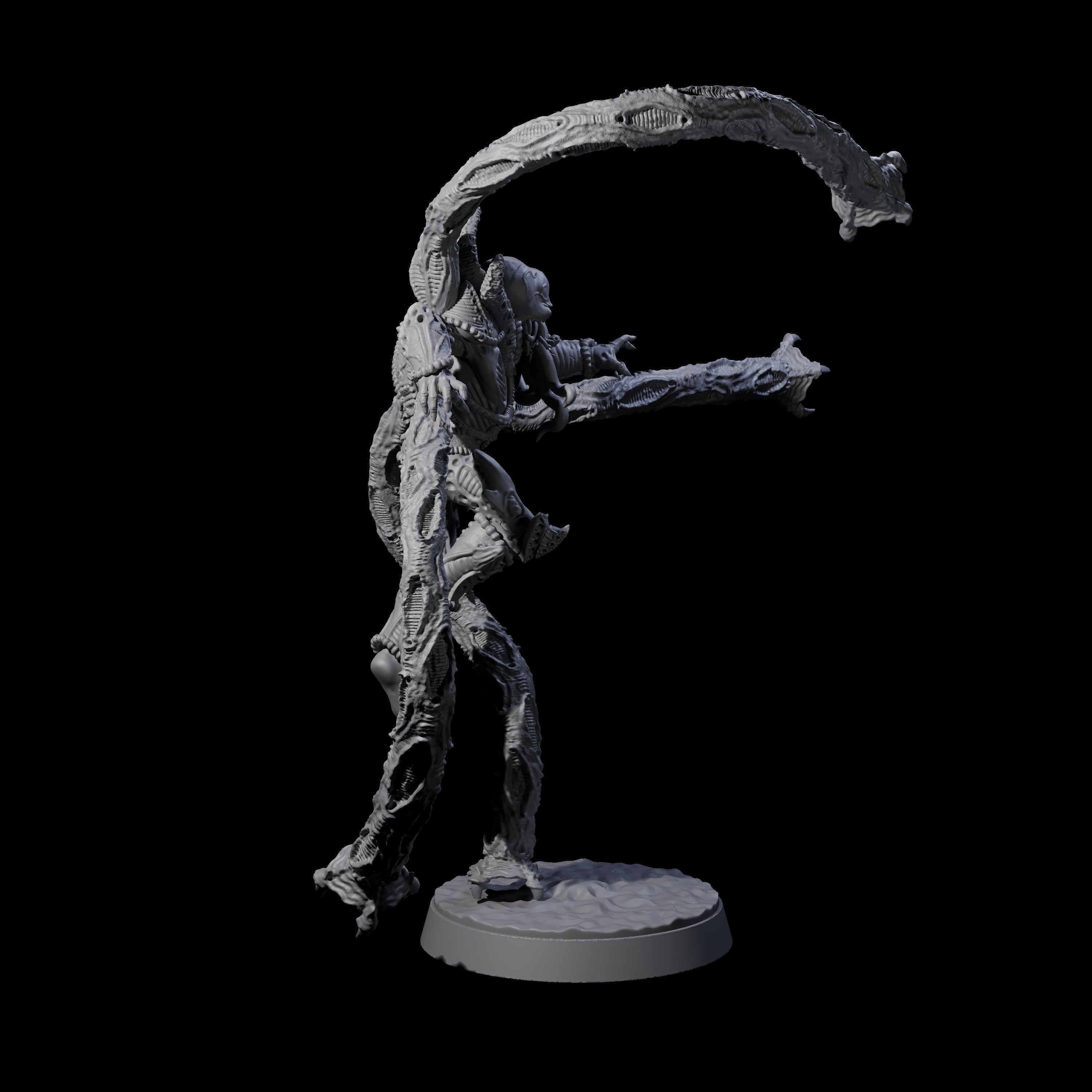 Tentacle Controlled Mind Flayer Striker Miniature for Dungeons and Dragons, Pathfinder or other TTRPGs