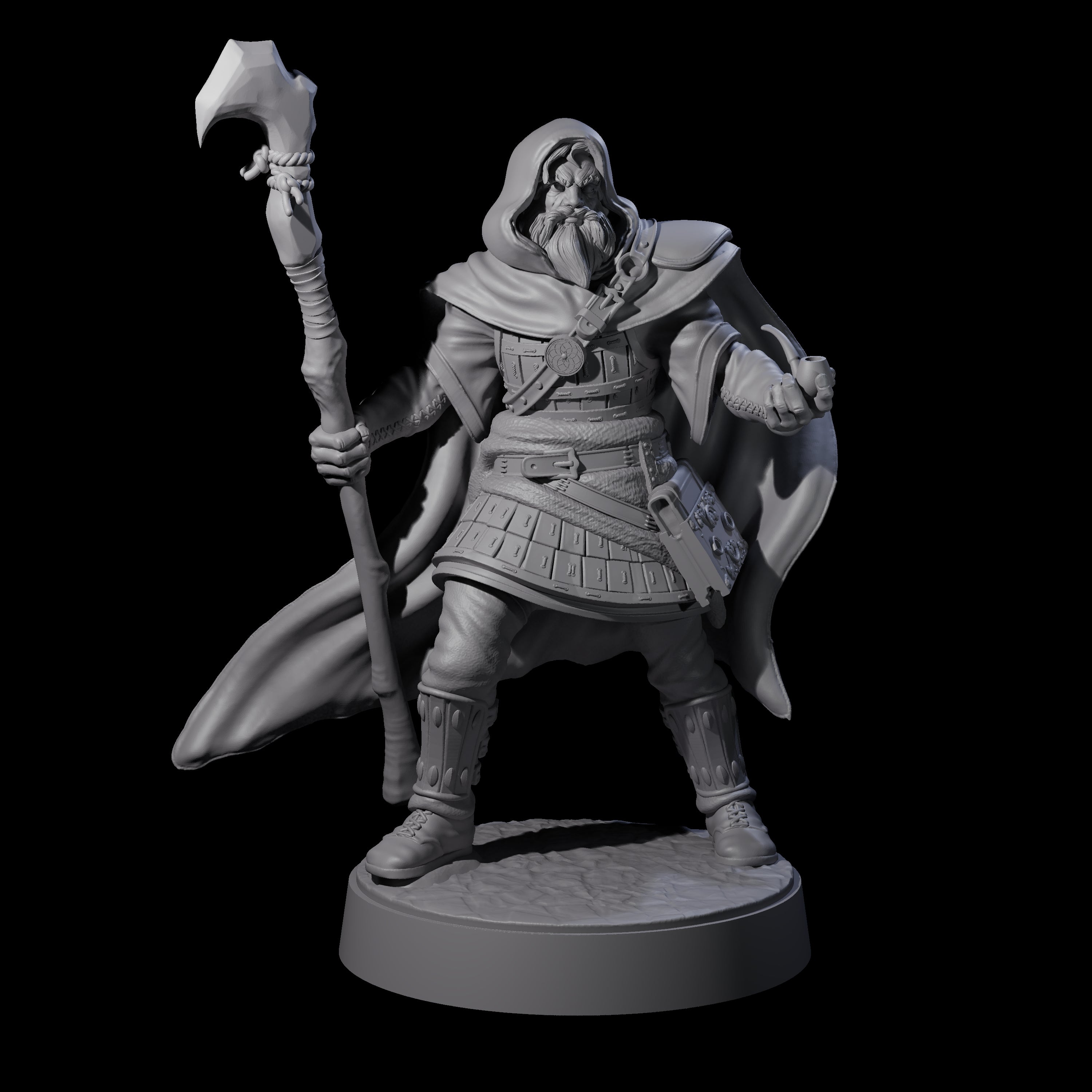 Teobor The Warcaster Miniature for Dungeons and Dragons, Pathfinder or other TTRPGs