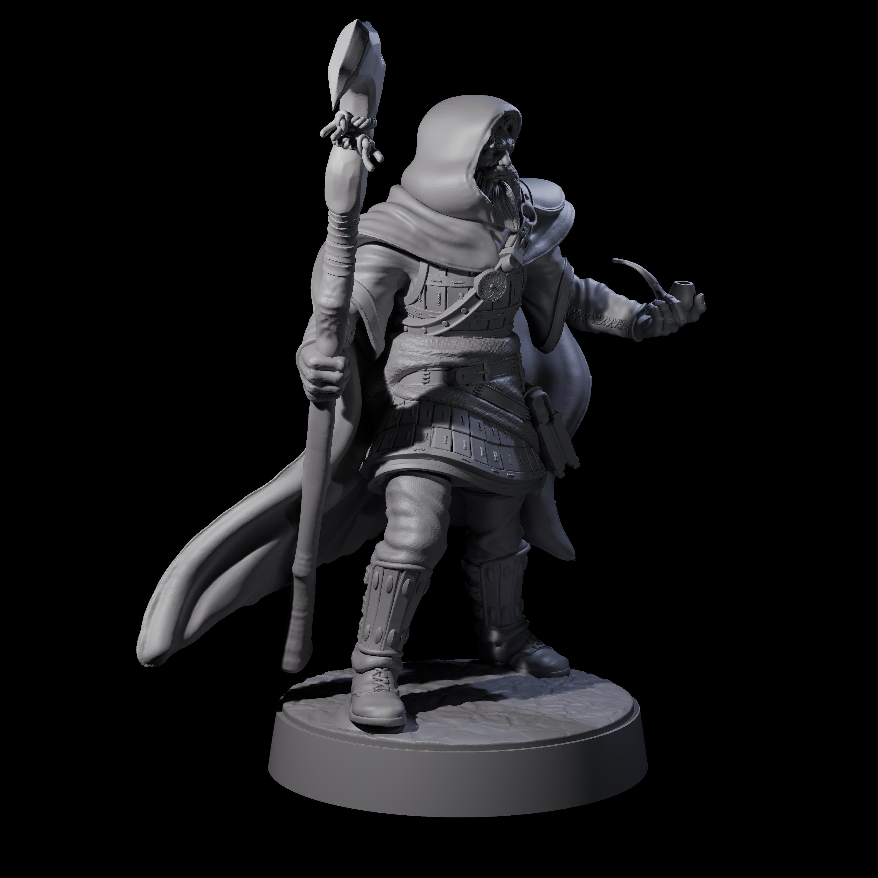 Teobor The Warcaster Miniature for Dungeons and Dragons, Pathfinder or other TTRPGs